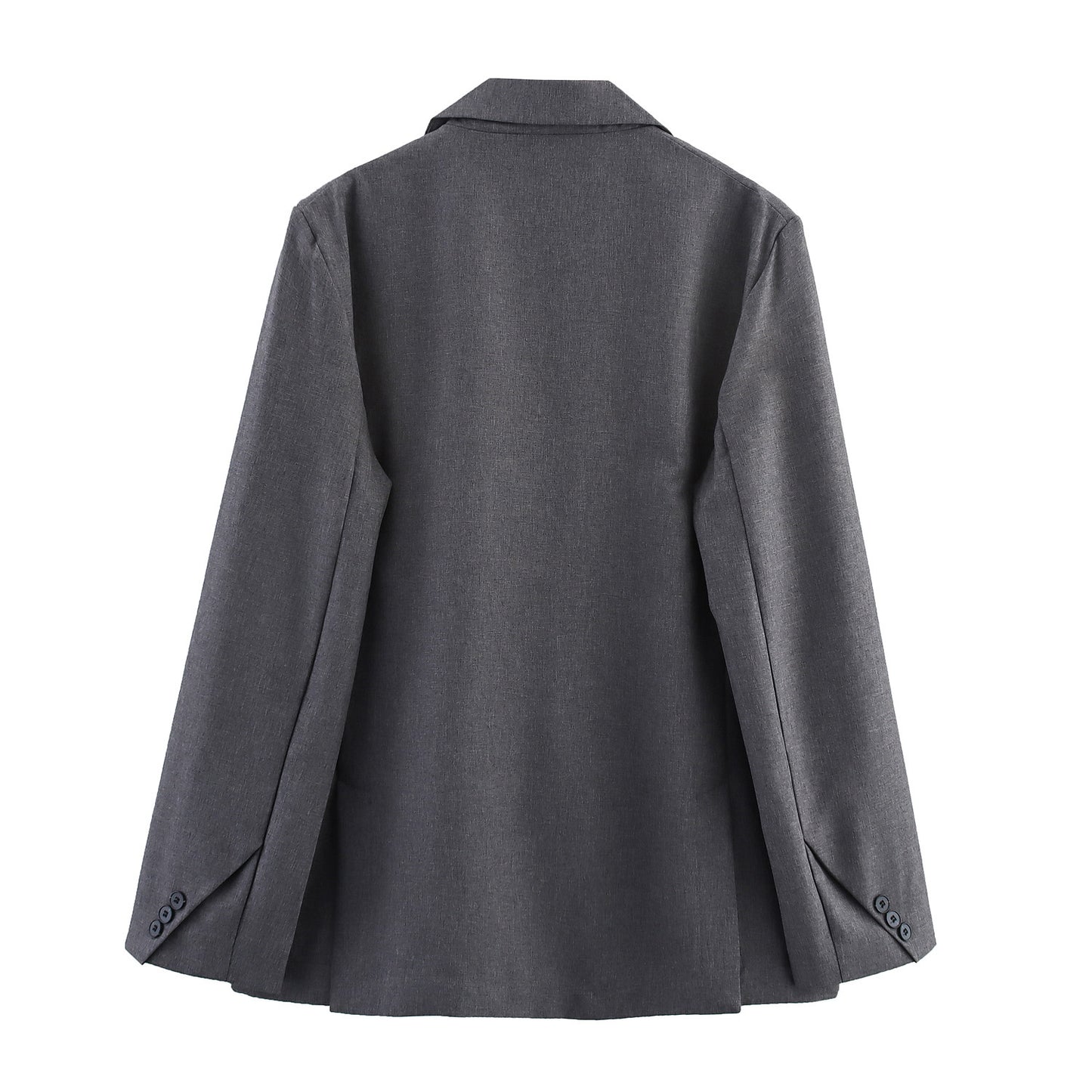 Small New Spring And Autumn Linen Minimalist Blazer