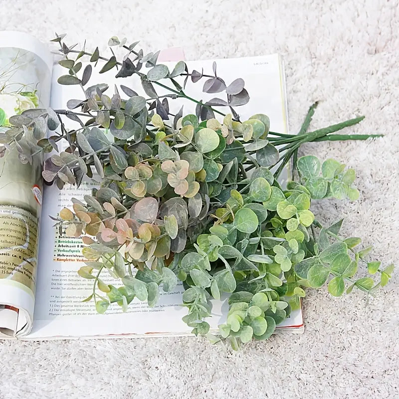 Artificial Eucalyptus Leaves for Home Decor