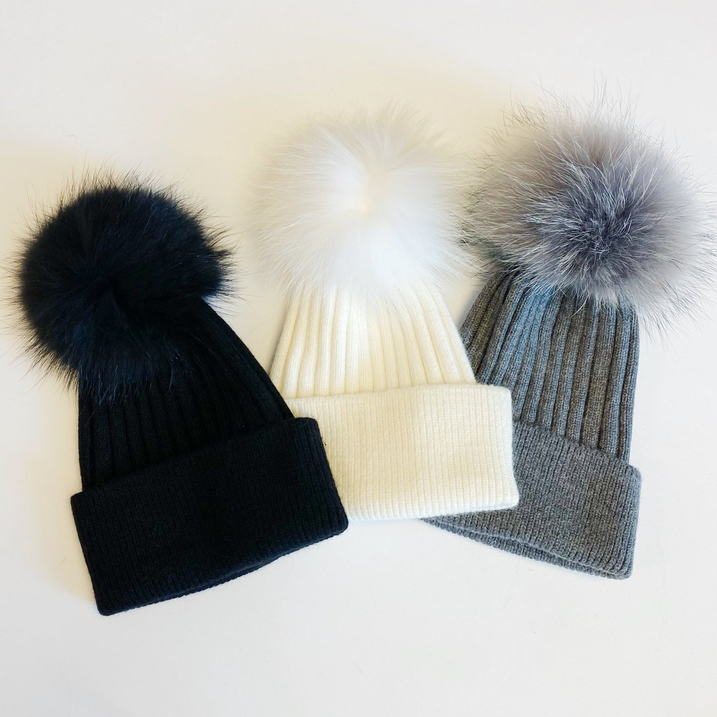Pure Angora Genuine Fur Luxe Beanie by Ellisonyoung.com