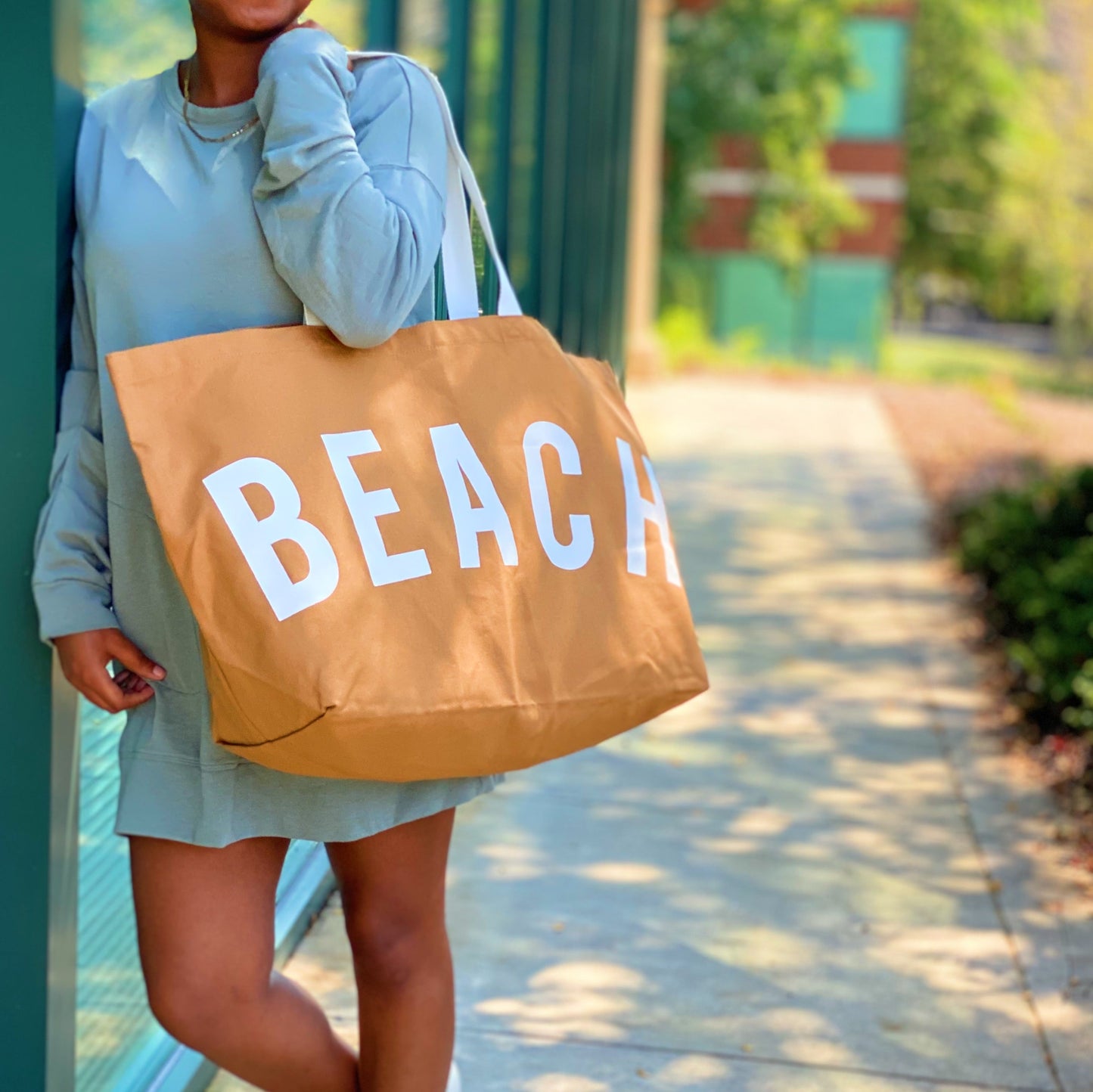 Let’s Do Beach Canvas Tote by Ellisonyoung.com
