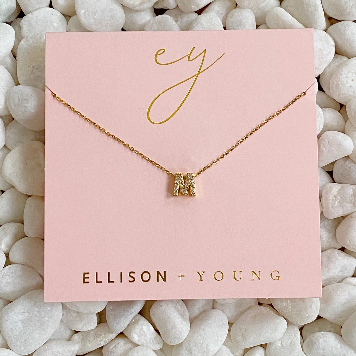Mini Keepsake Initial Necklace by Ellisonyoung.com