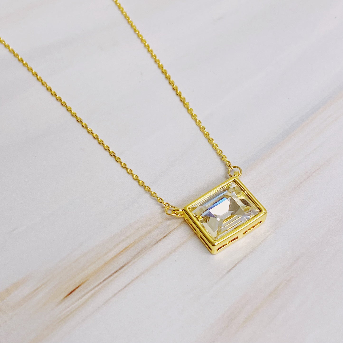 Sweet Square Pendant Necklace by Ellisonyoung.com