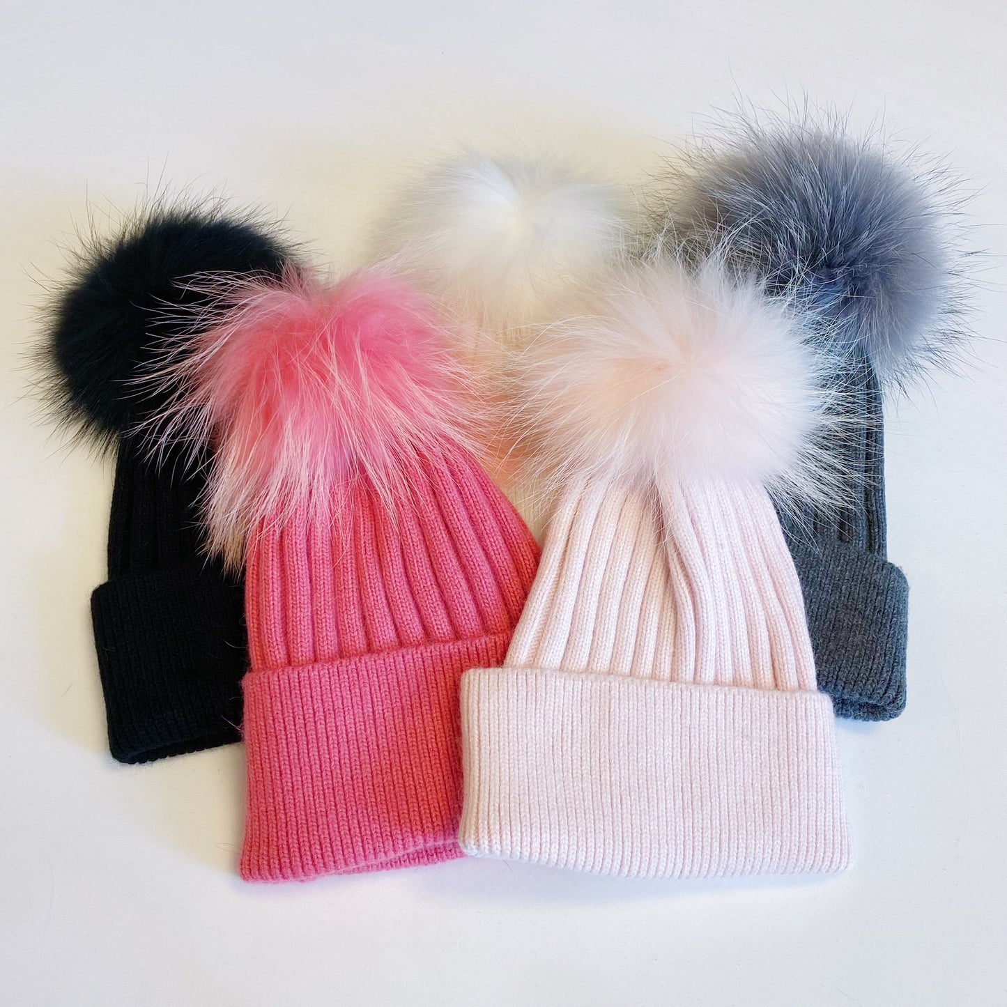 Pure Angora Genuine Fur Luxe Beanie by Ellisonyoung.com