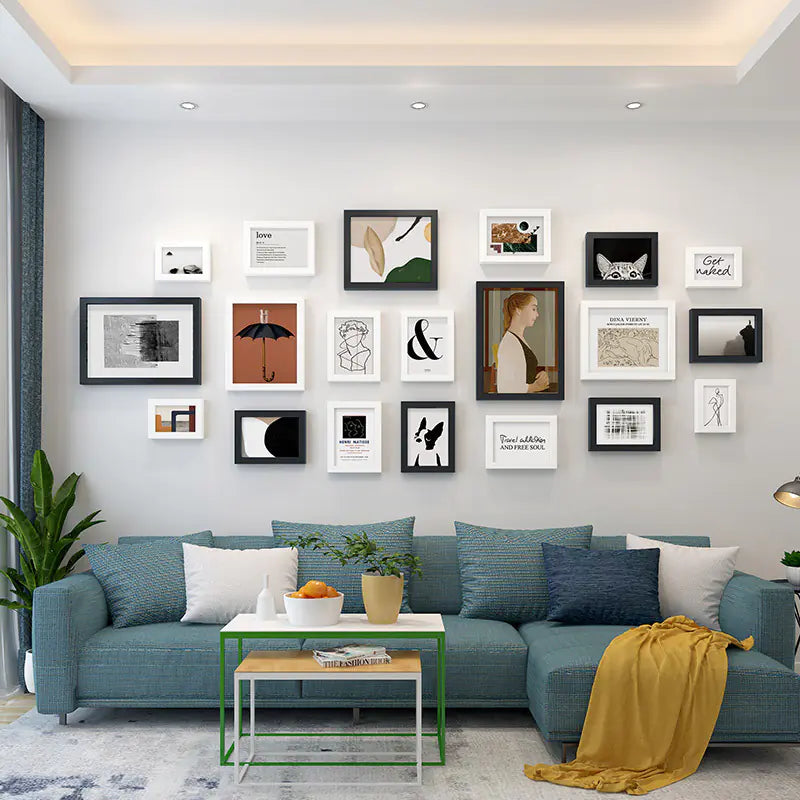 Nordic Style Wooden Photo Frame Wall Decor for Home