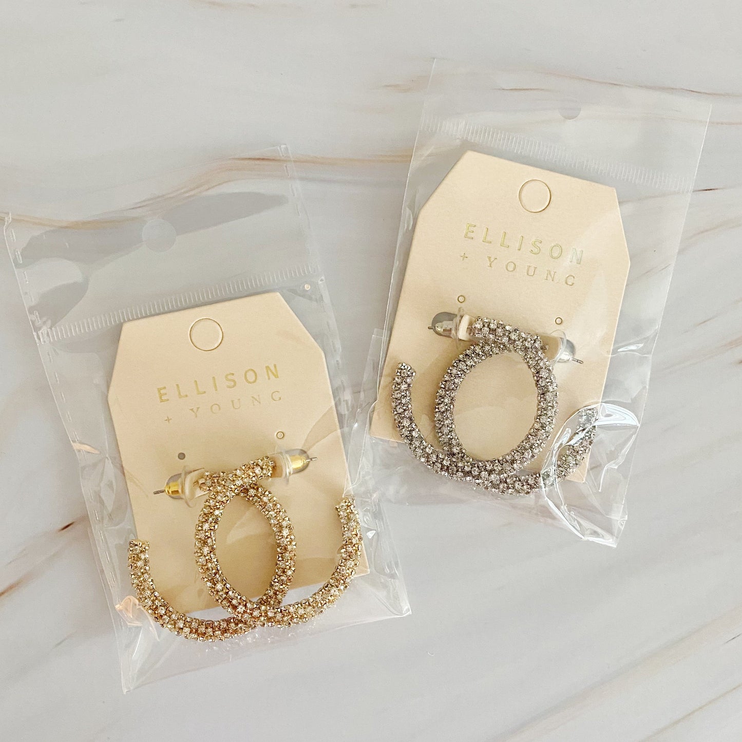 Wrapped In Shine Hoop Earrings by Ellisonyoung.com