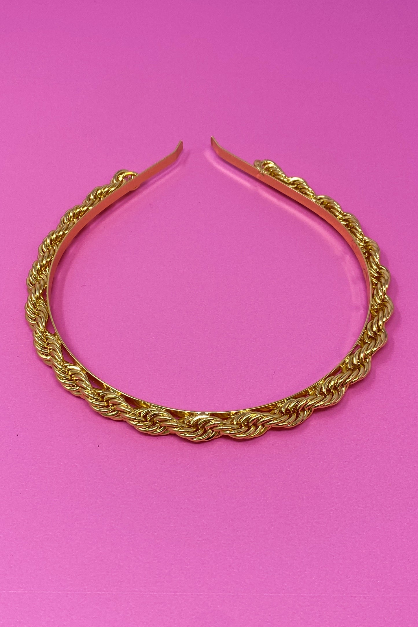 Twist & Shout Chain Headband by Ellisonyoung.com