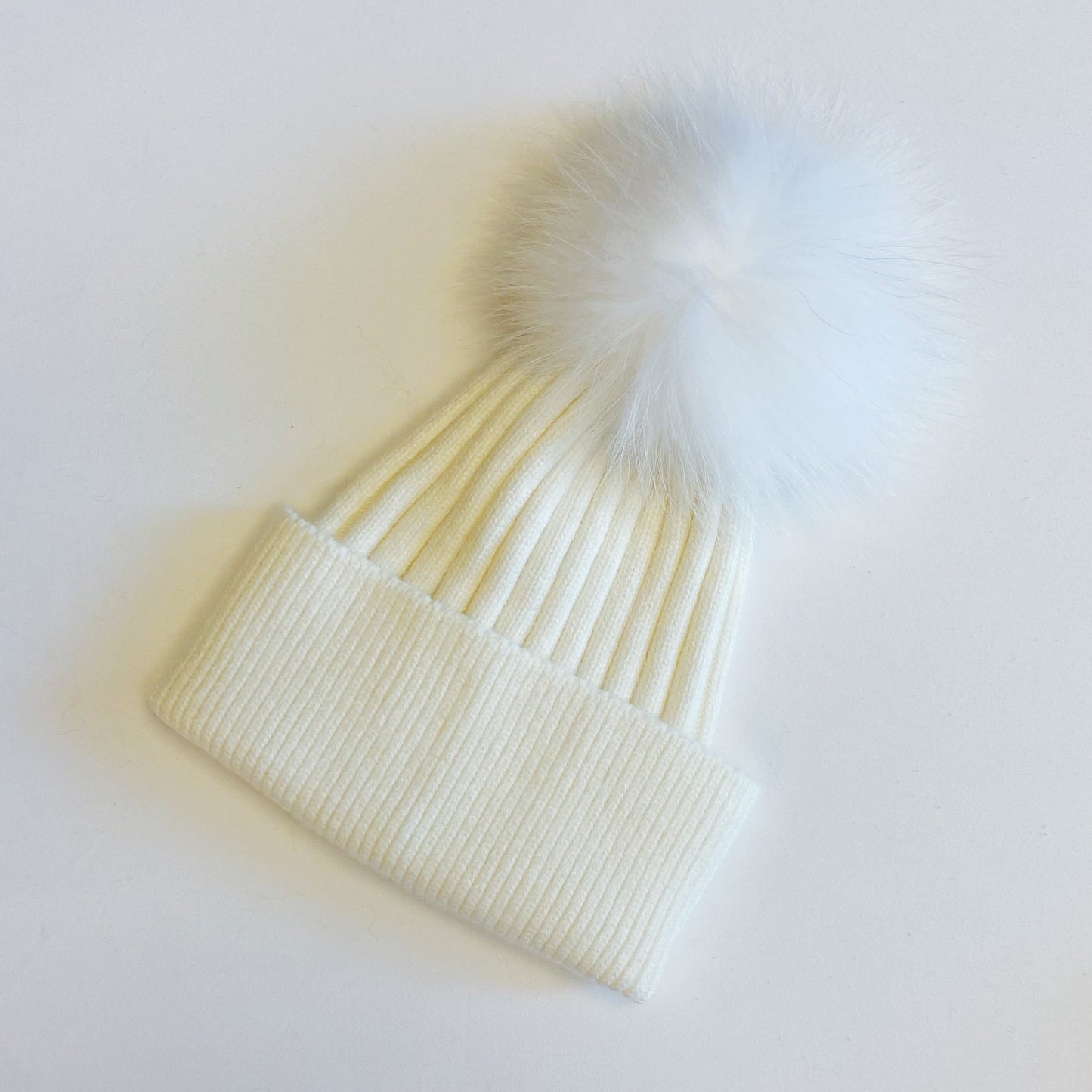 Pure Angora Genuine Fur Luxe Beanie by Ellisonyoung.com