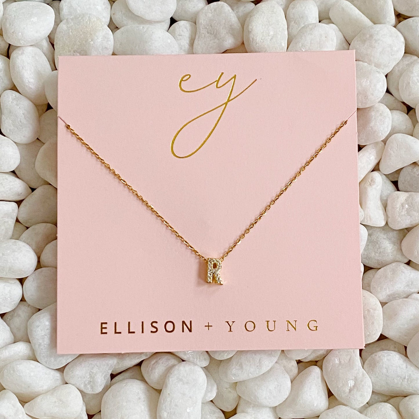 Mini Keepsake Initial Necklace by Ellisonyoung.com