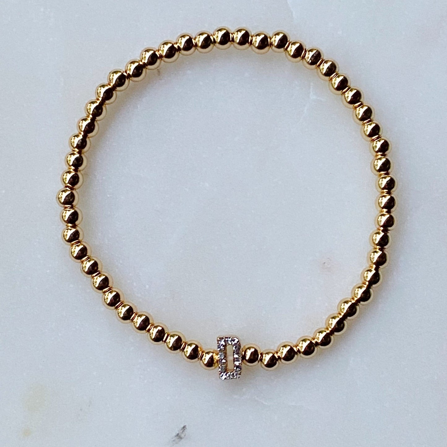 Darcy Initial Bracelet by Ellisonyoung.com