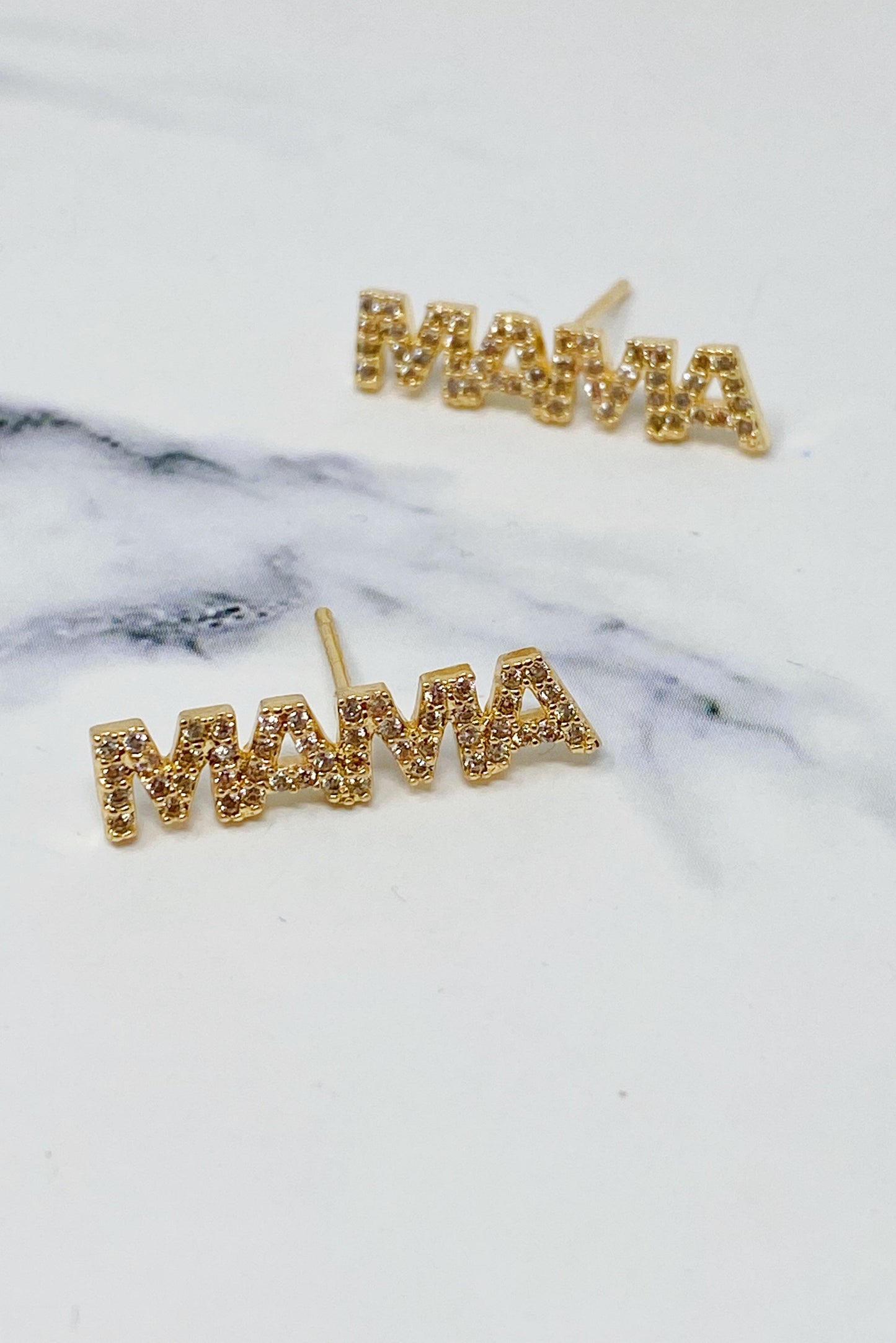 Mama Stud Earrings by Ellisonyoung.com