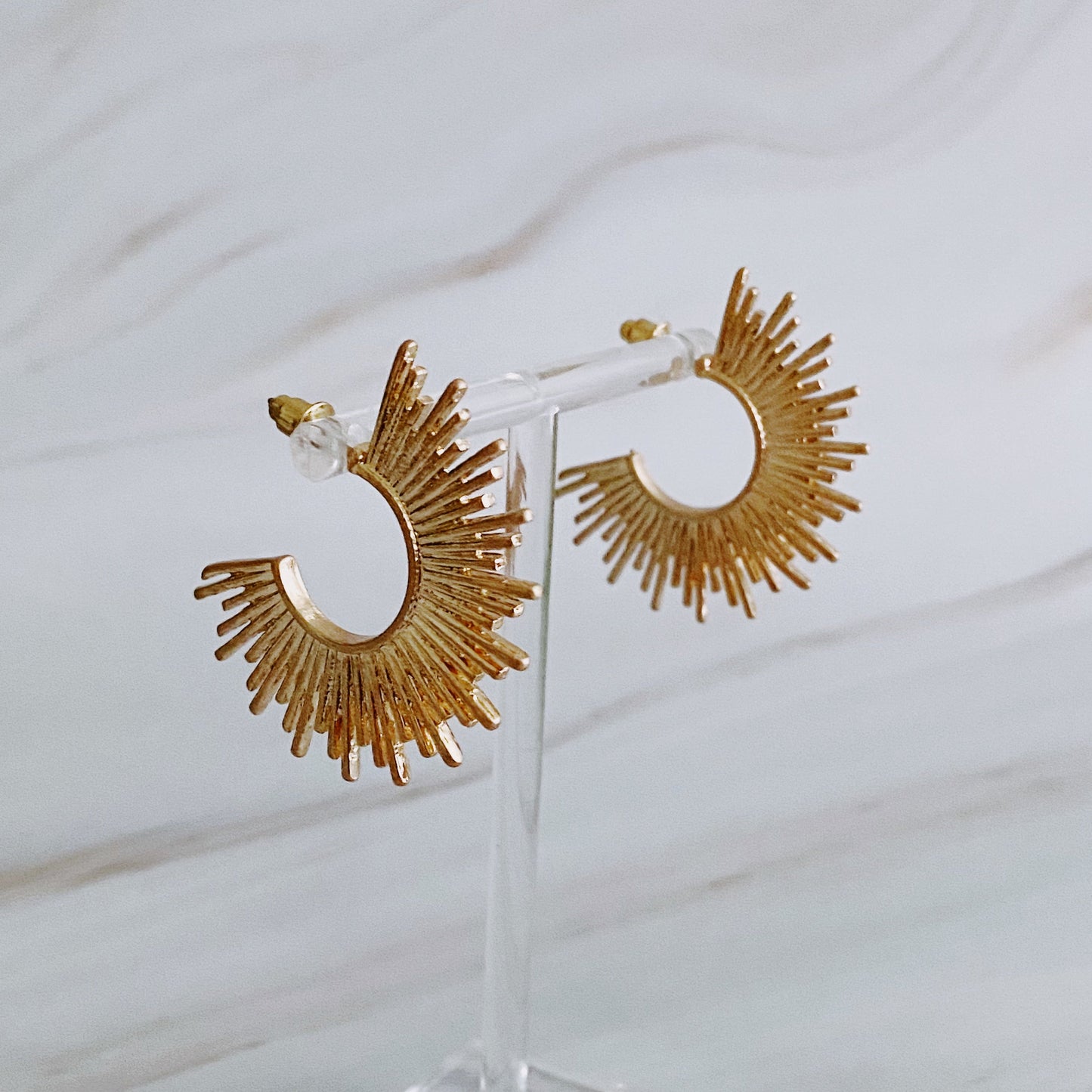 Pharaoh Half Hoop Earrings by Ellisonyoung.com