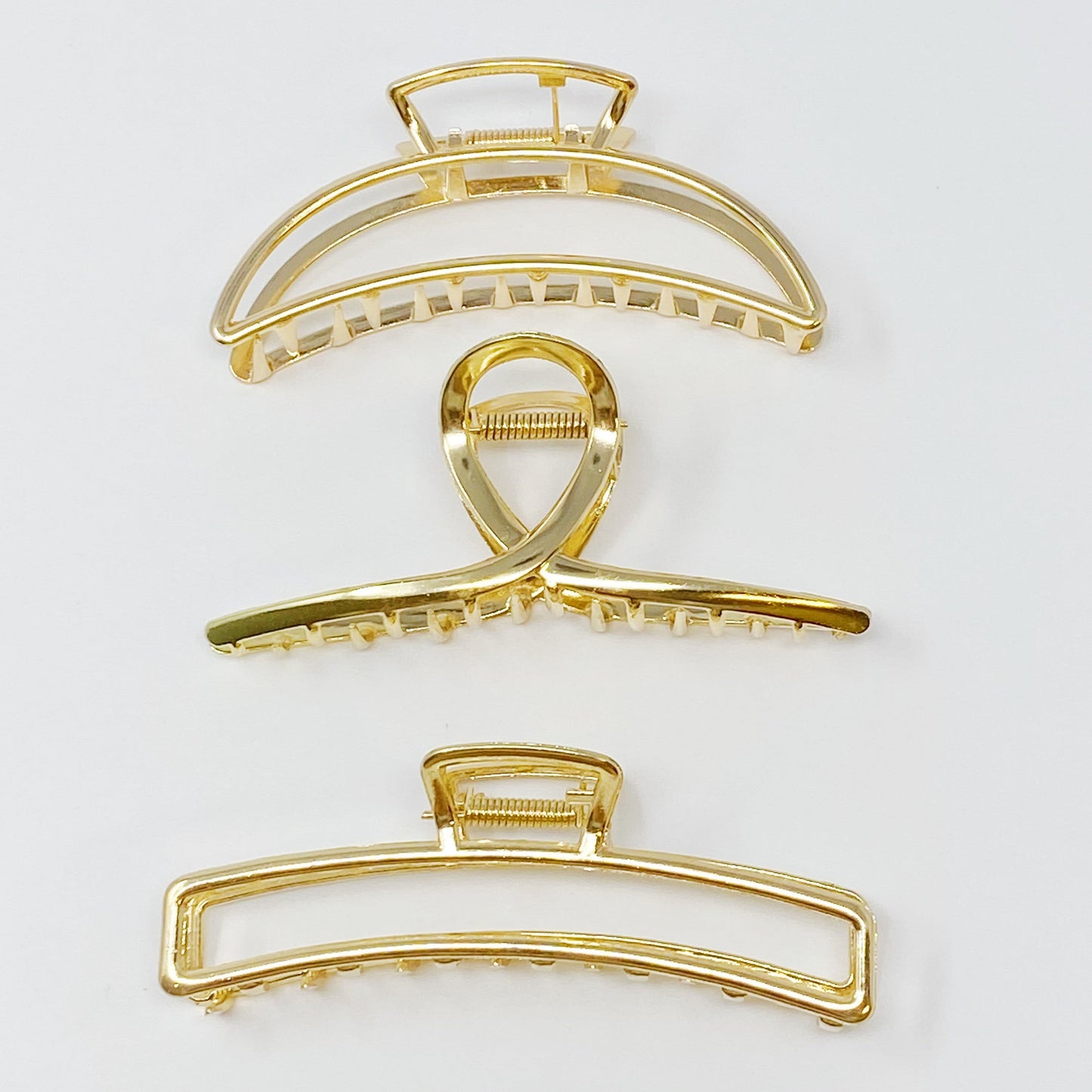 Gold Mine Hair Claw Set Of 3 by Ellisonyoung.com