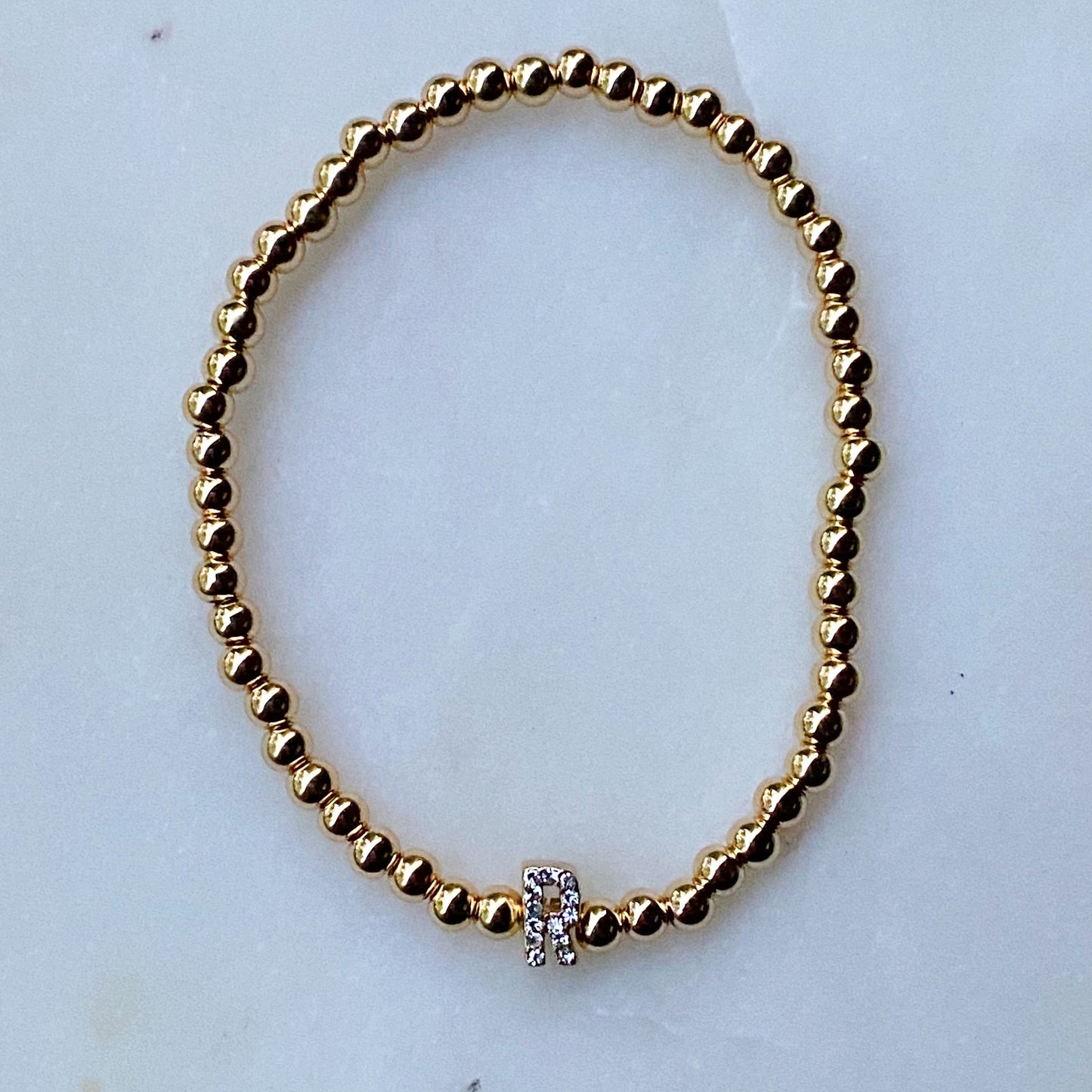 Darcy Initial Bracelet by Ellisonyoung.com