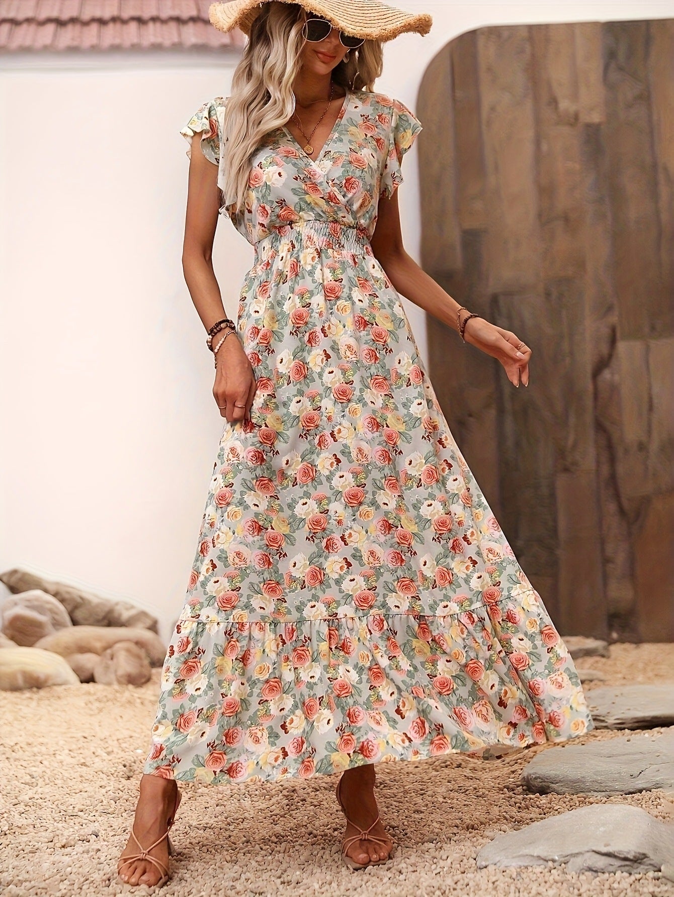 Bohemian Fashion Versatile Printed Jumpsuit
