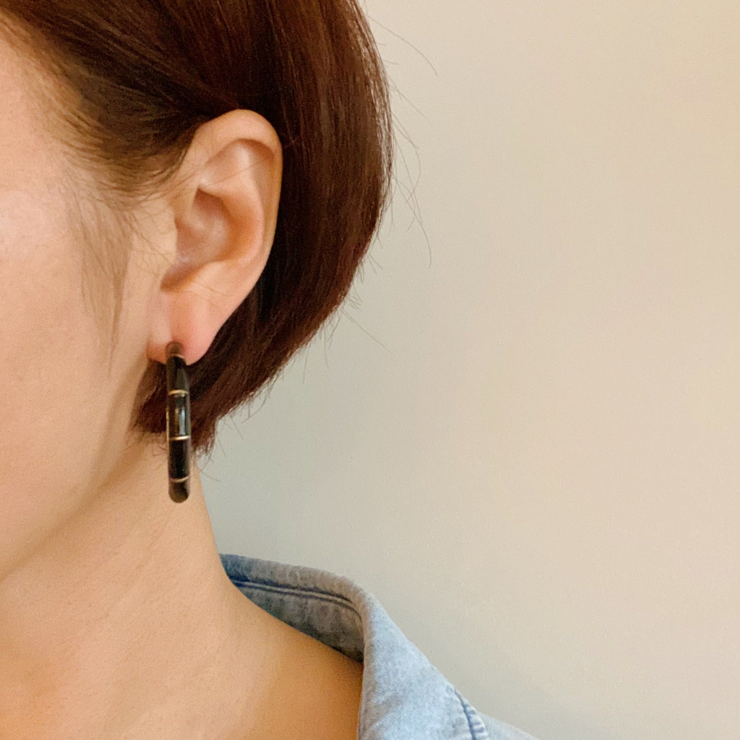 Candy Drop Colored Hoop Earrings by Ellisonyoung.com