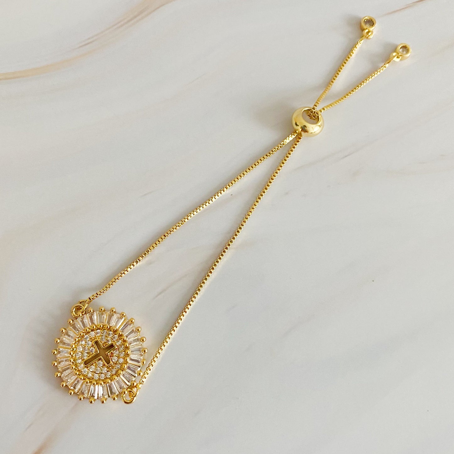Mesmerized By The Cross Slide Bracelet by Ellisonyoung.com