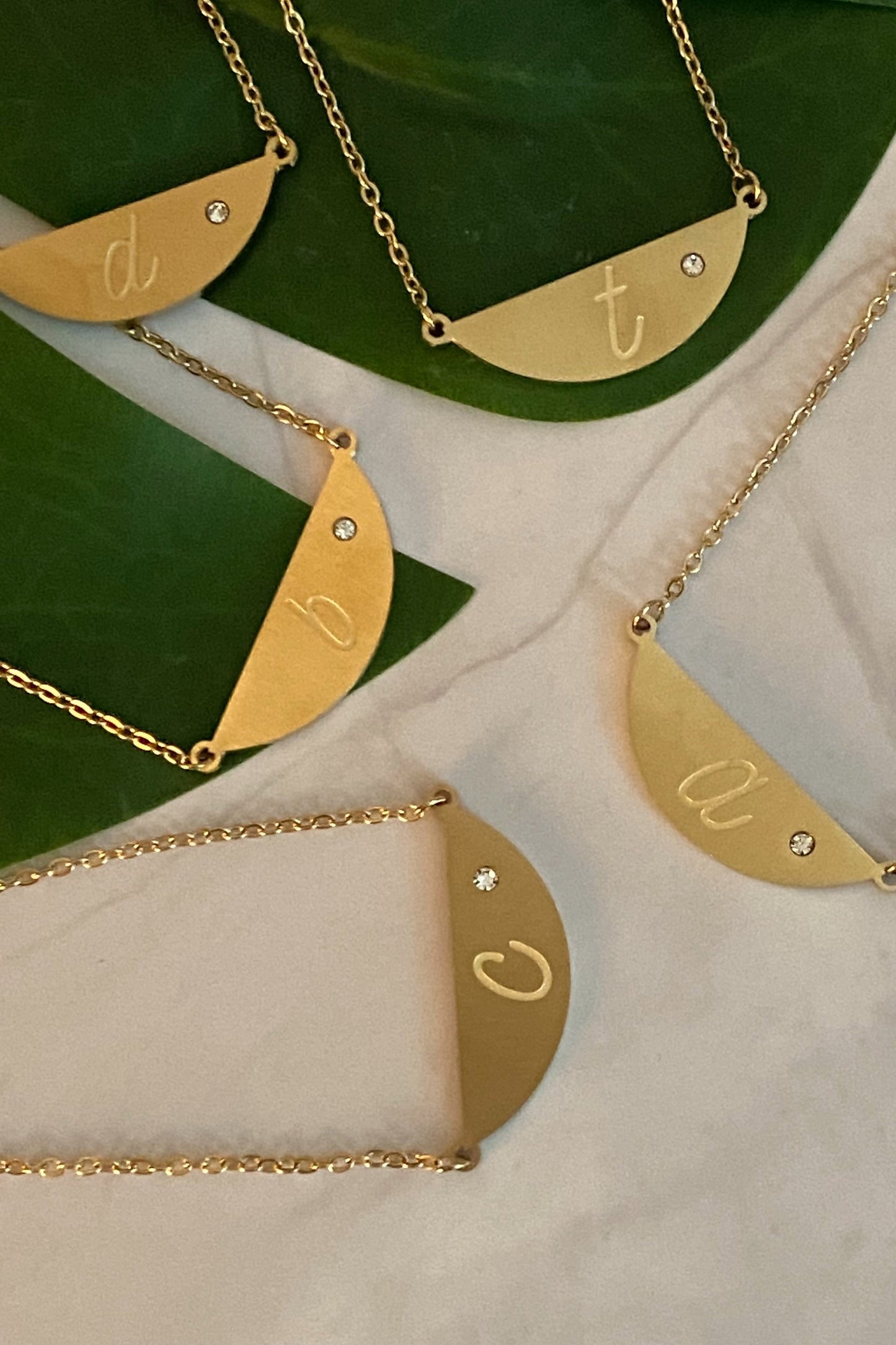 Hamilton Sphere Initial Necklace by Ellisonyoung.com