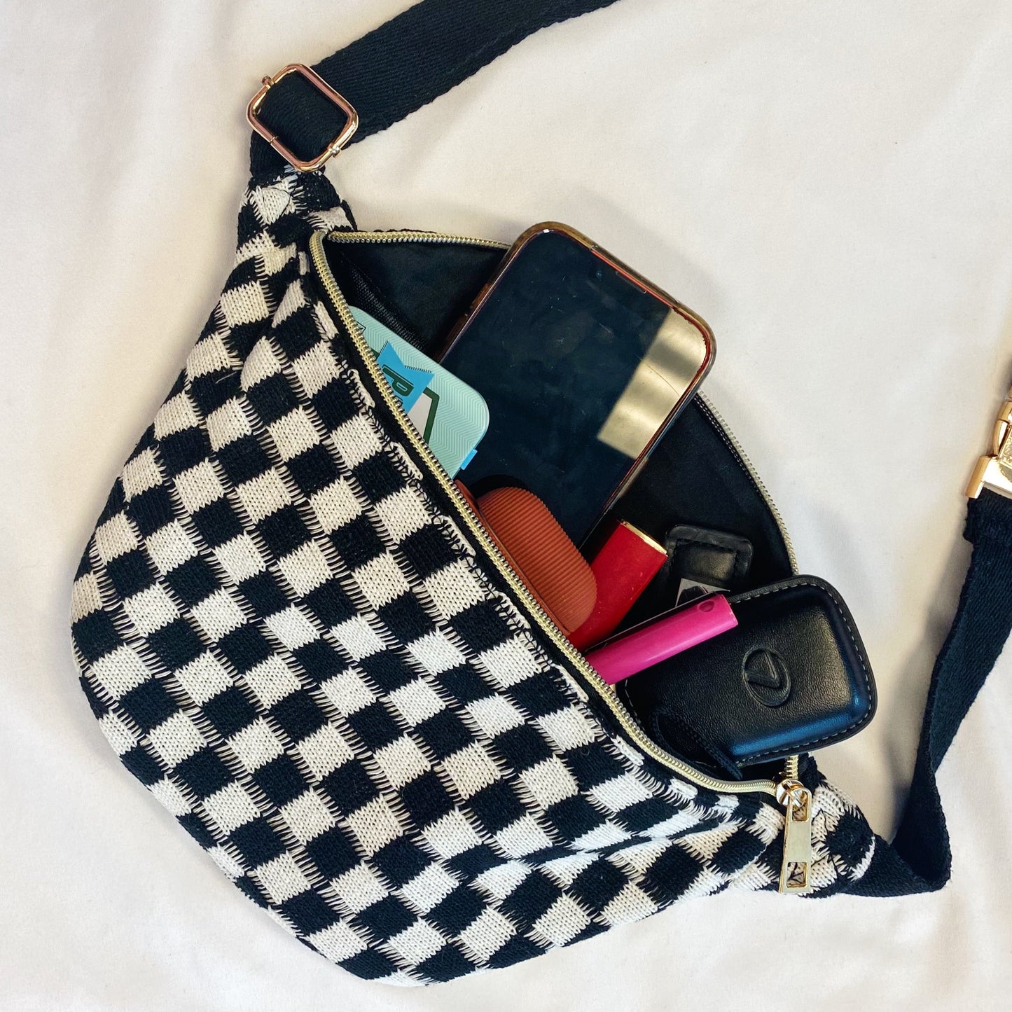 Check Yourself Belt Sling Bag by Ellisonyoung.com