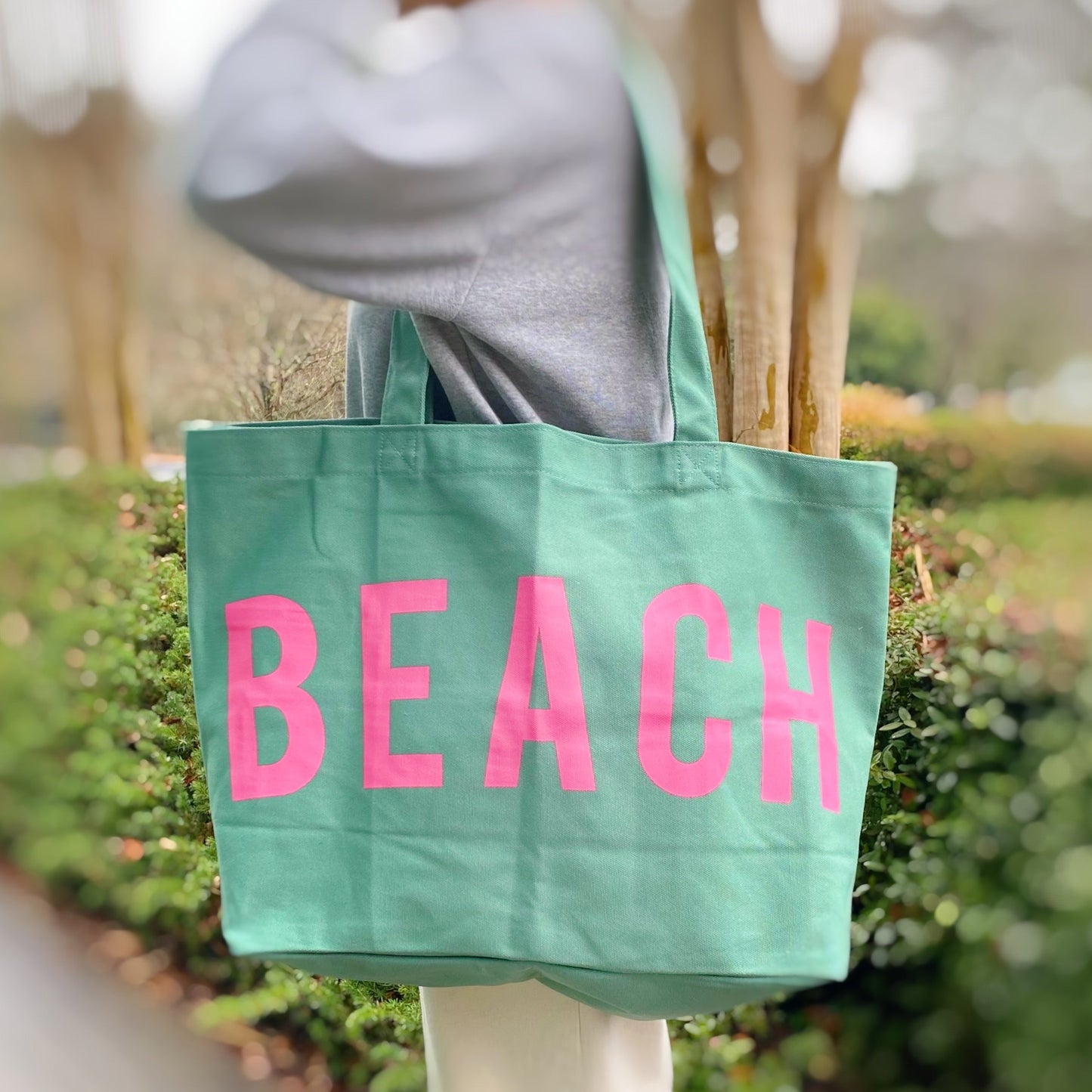 Well Made Beach Canvas Tote by Ellisonyoung.com