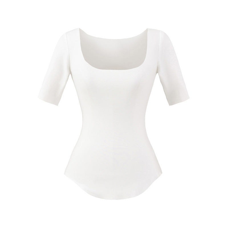 Women's SpringSummer New Half Sleeve Bottoming Top