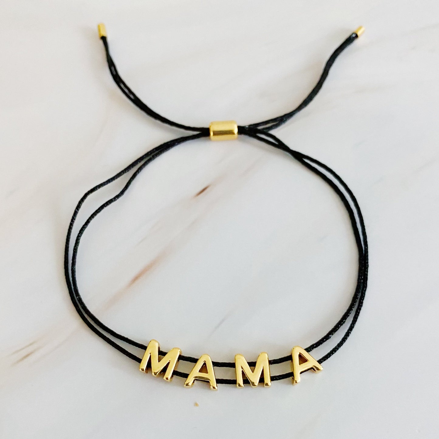 Satin Thread Mama Bracelet by Ellisonyoung.com