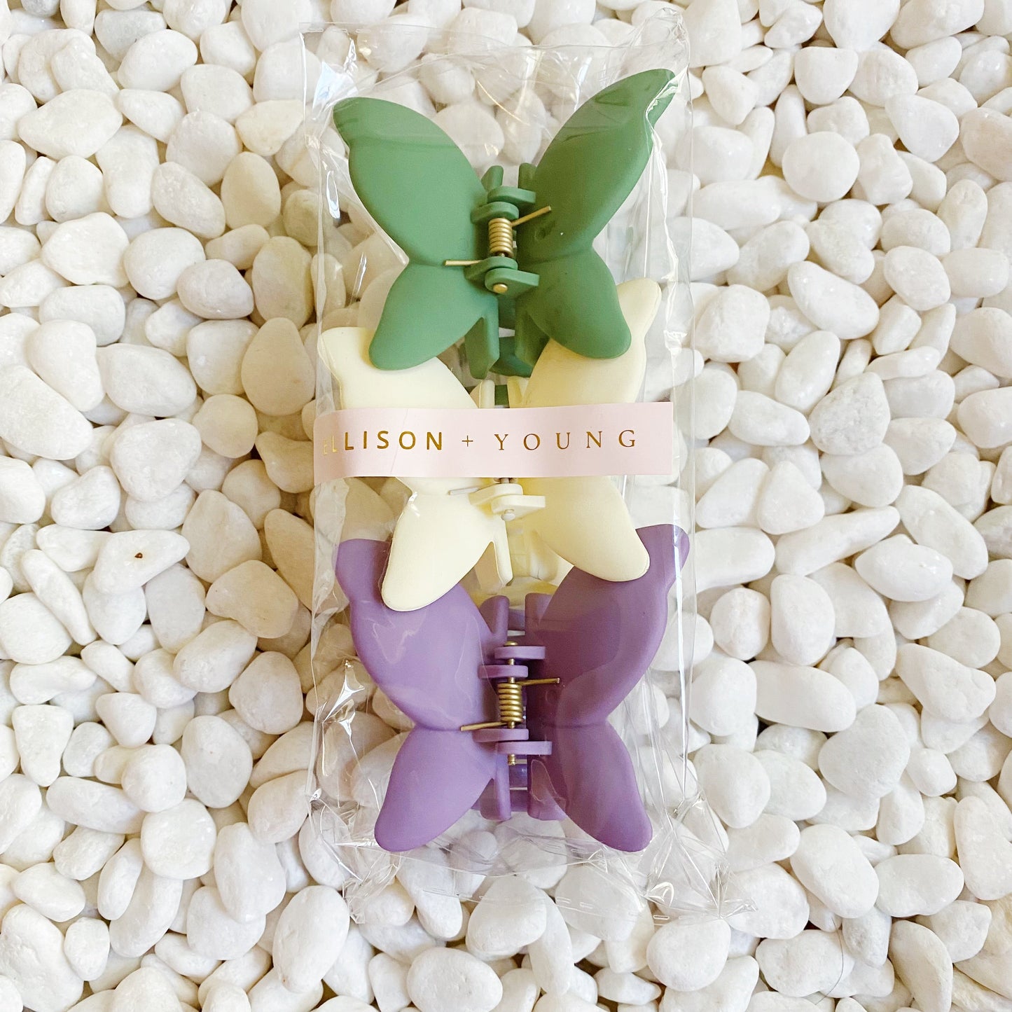 Trio of Butterflies Hair Claw Set by Ellisonyoung.com