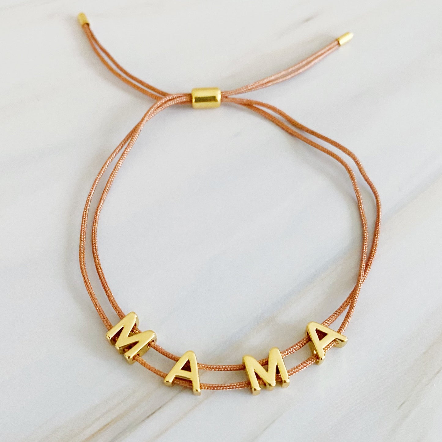 Satin Thread Mama Bracelet by Ellisonyoung.com