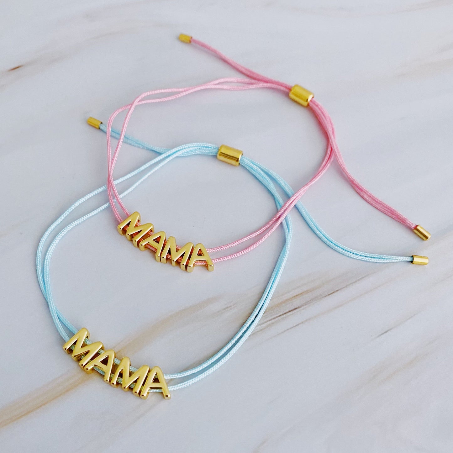 Satin Thread Mama Bracelet by Ellisonyoung.com