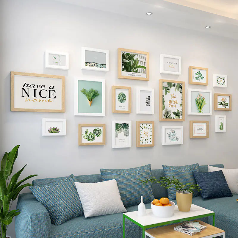 Nordic Style Wooden Photo Frame Wall Decor for Home
