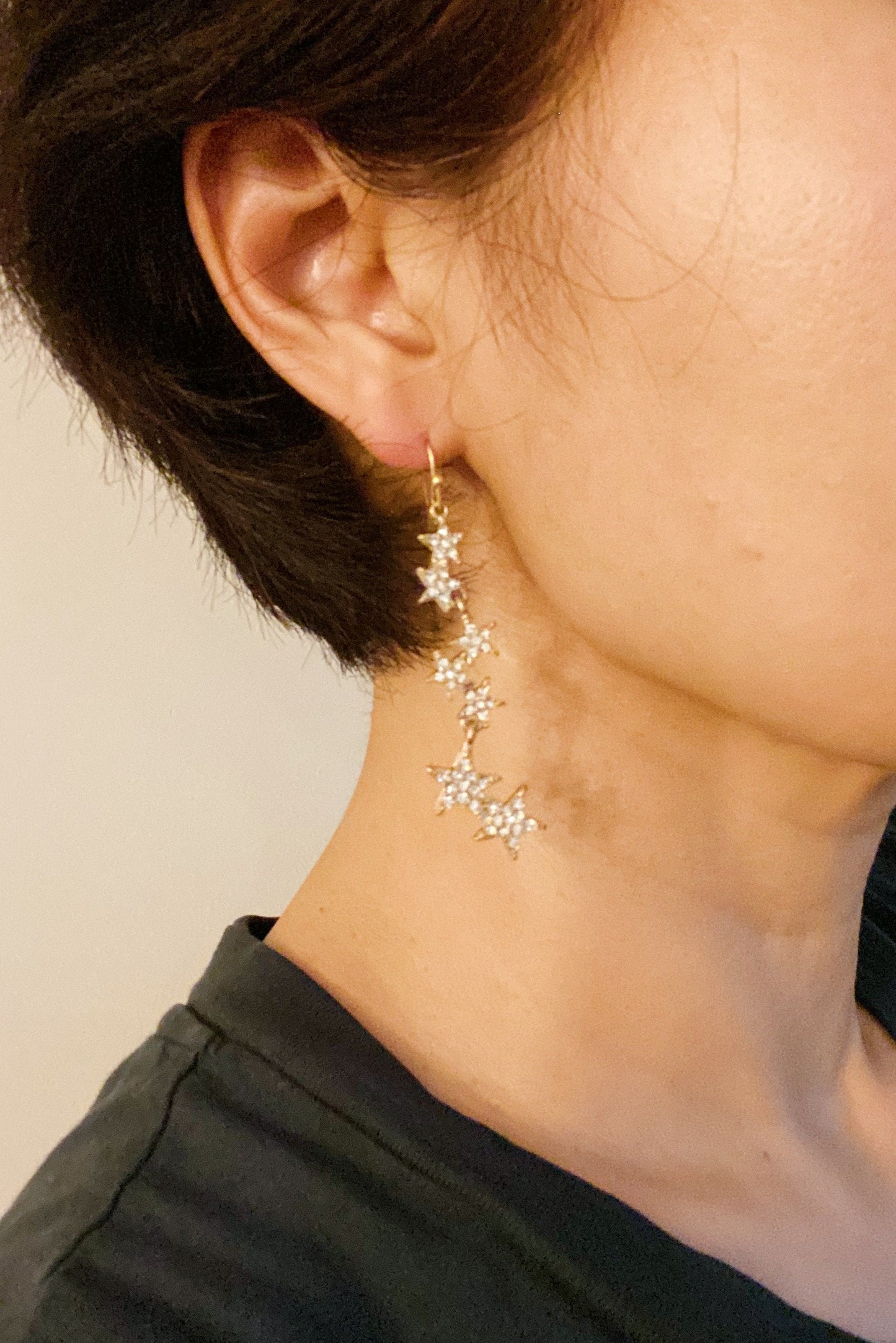 Line Dancing Star Earrings by Ellisonyoung.com