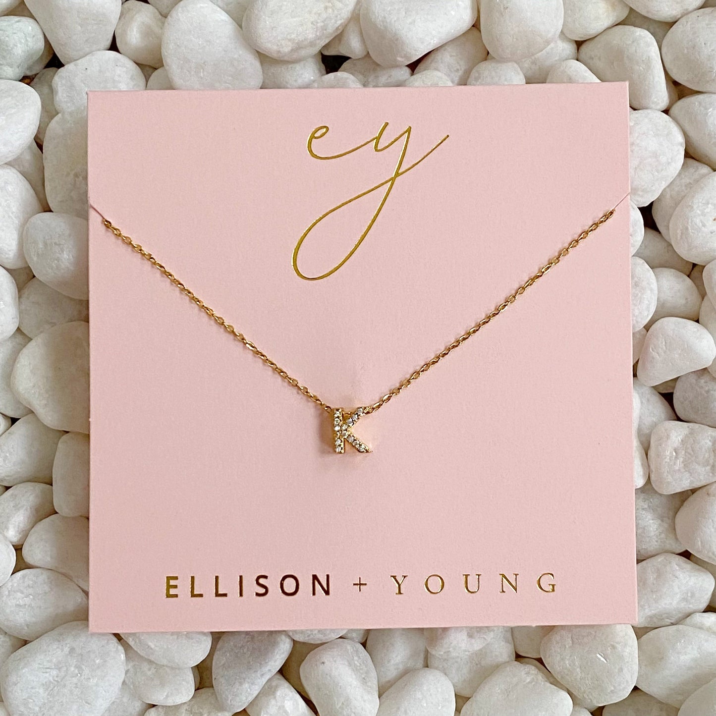 Mini Keepsake Initial Necklace by Ellisonyoung.com
