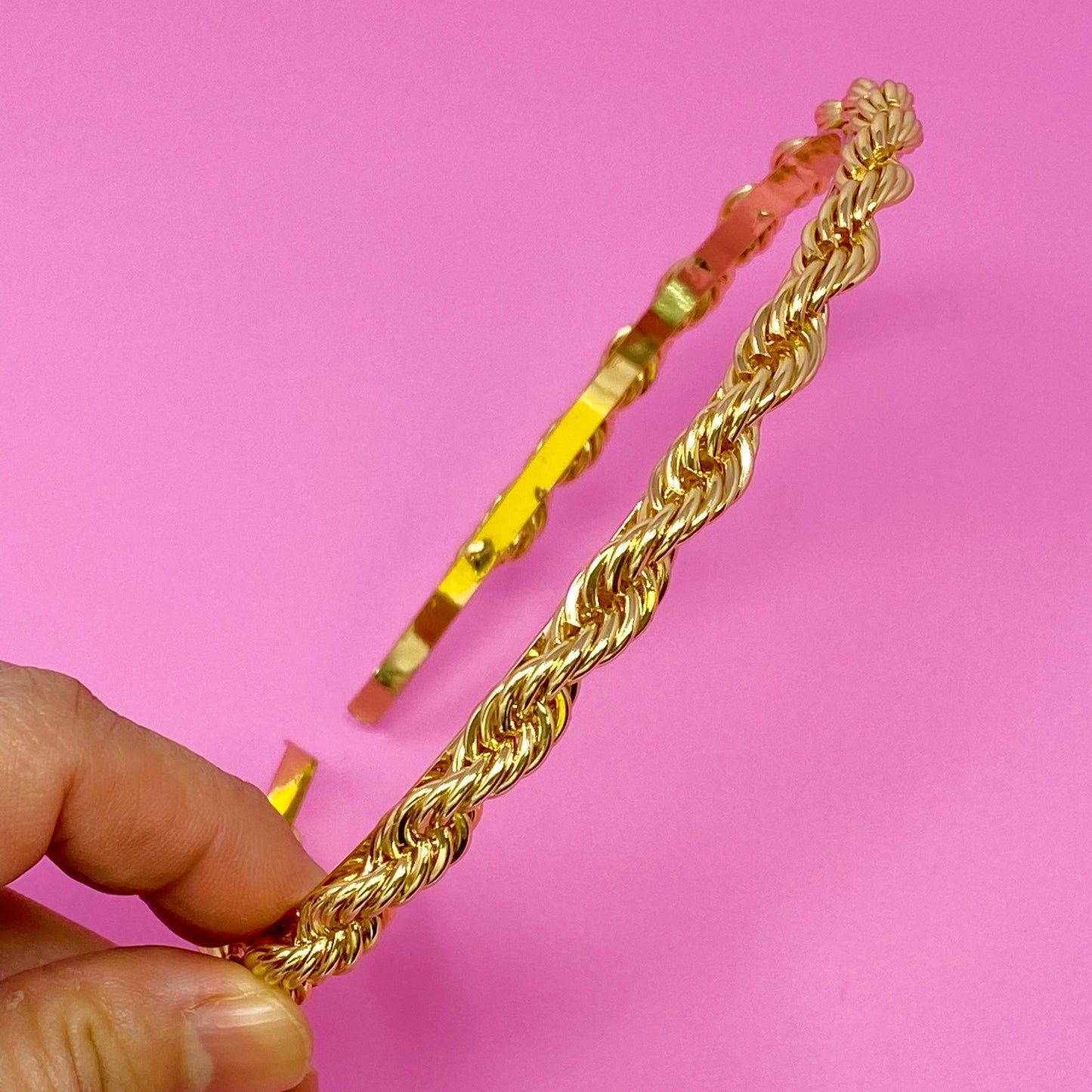 Twist & Shout Chain Headband by Ellisonyoung.com