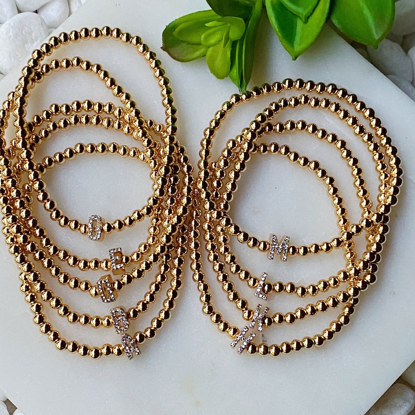 Darcy Initial Bracelet by Ellisonyoung.com