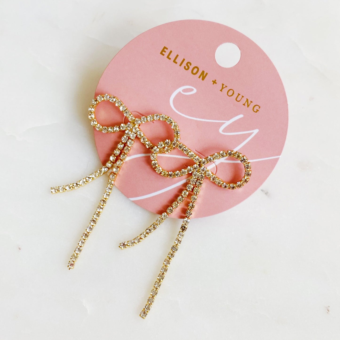Adorable Shine Bow Earrings by Ellisonyoung.com