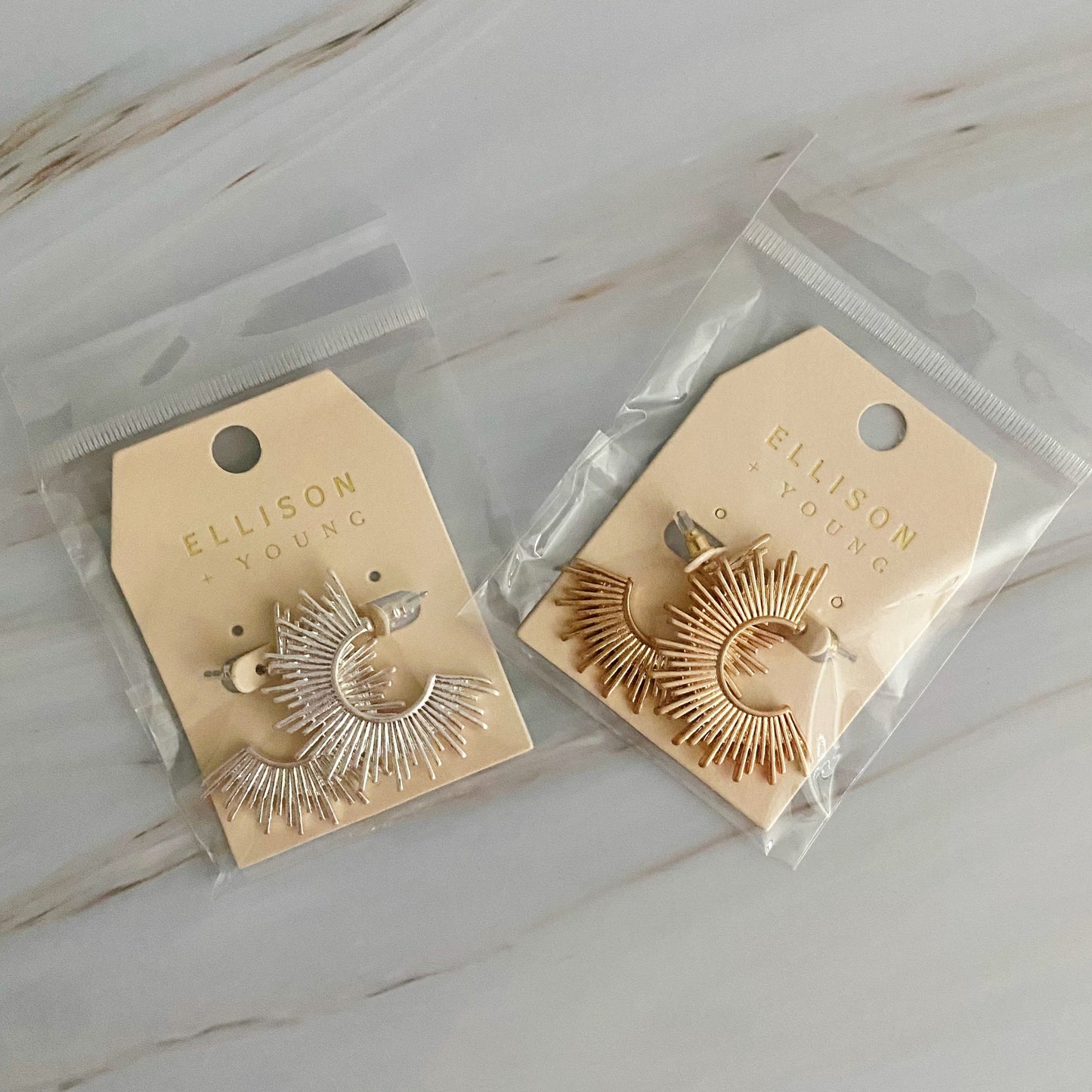 Pharaoh Half Hoop Earrings by Ellisonyoung.com