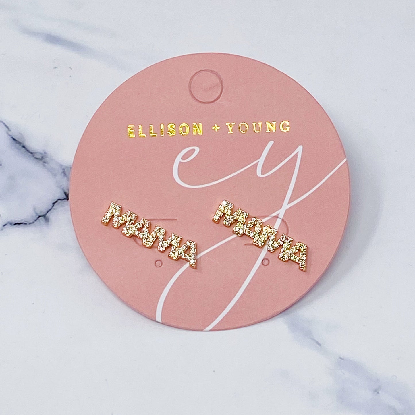 Mama Stud Earrings by Ellisonyoung.com