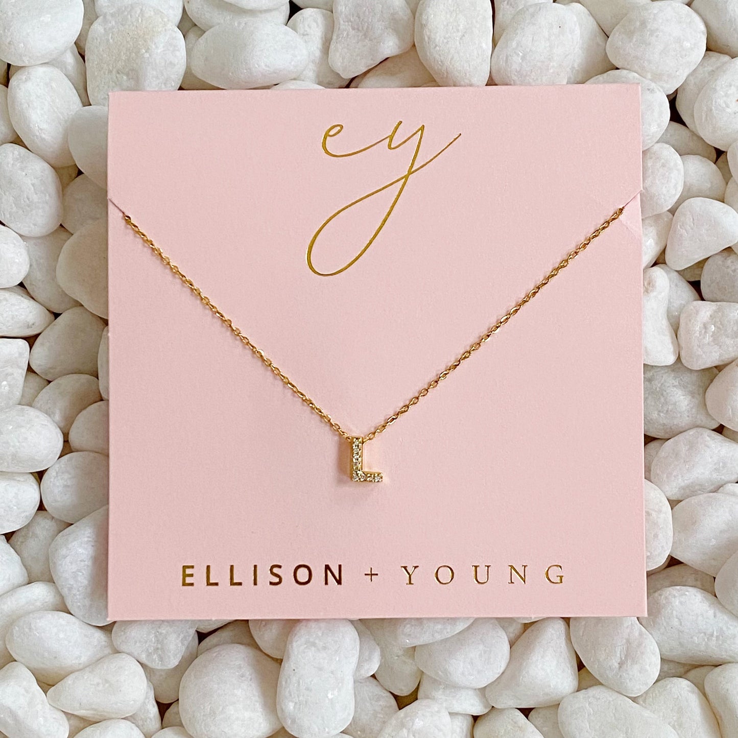 Mini Keepsake Initial Necklace by Ellisonyoung.com