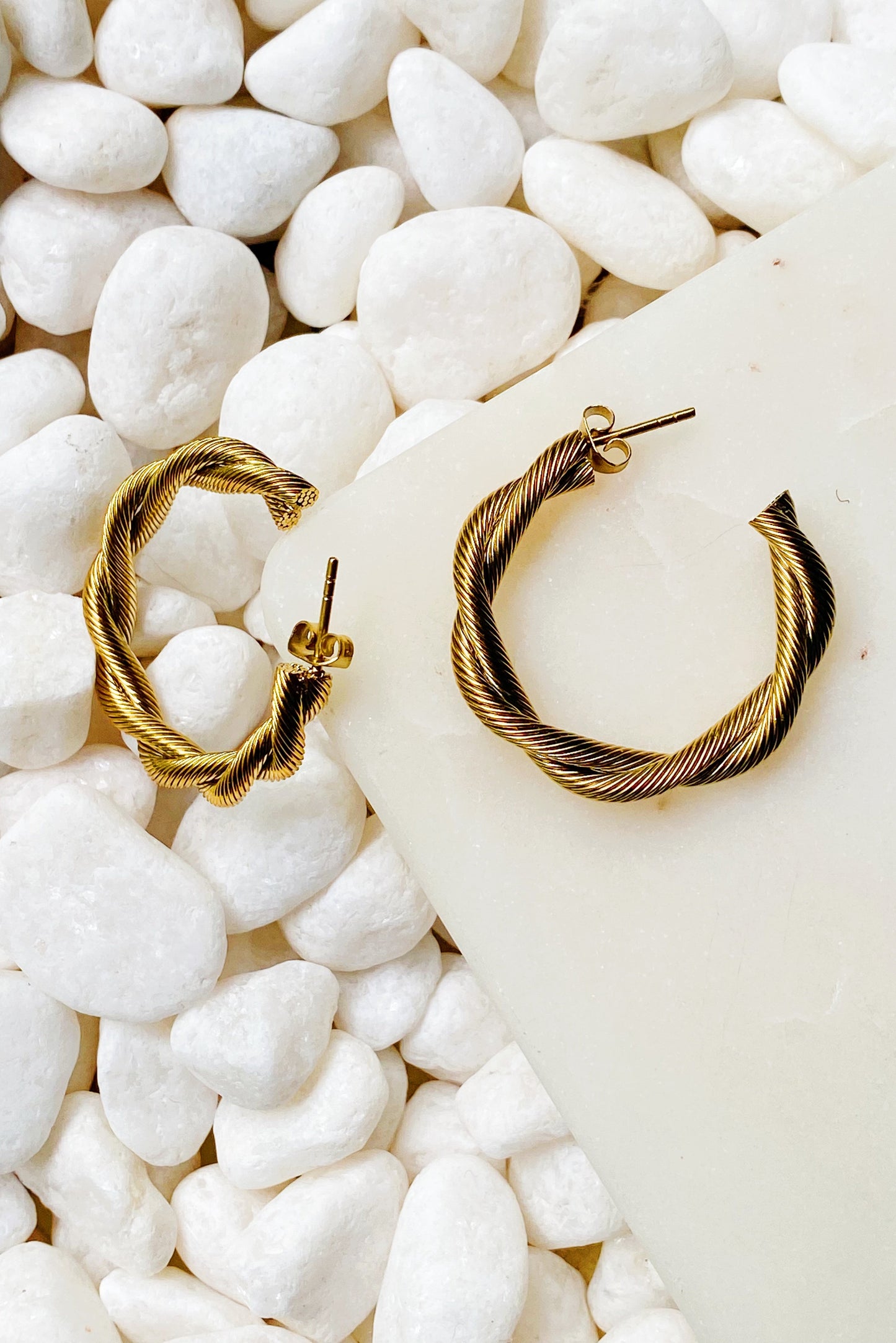 Sedona Twisted Hoop Earrings by Ellisonyoung.com