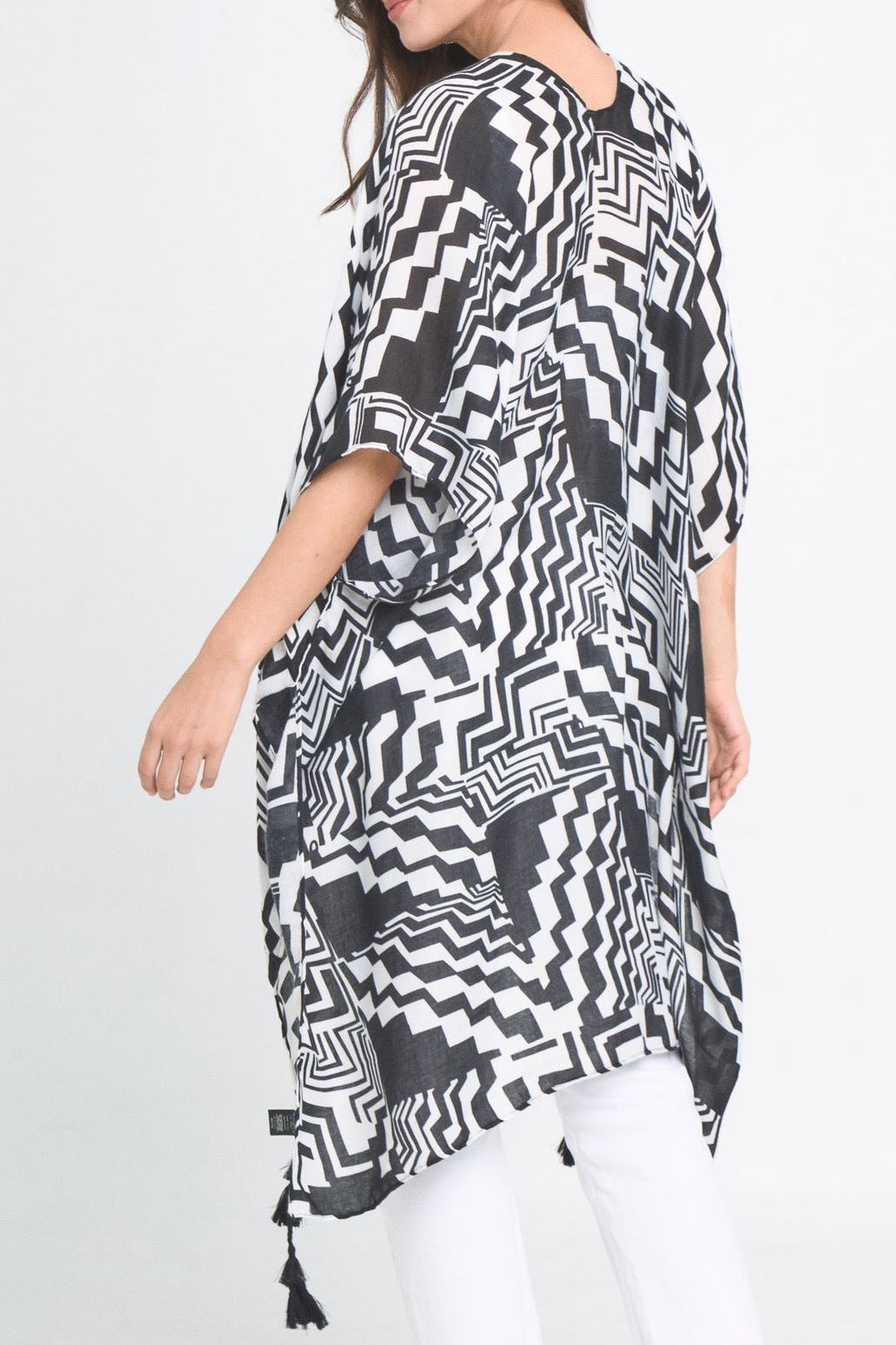 Geometric Art Kimono by Ellisonyoung.com