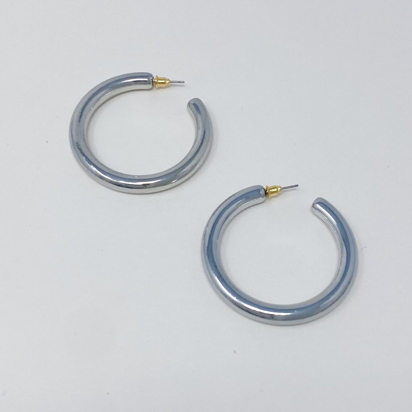 Colored Tube Hoop Earrings by Ellisonyoung.com