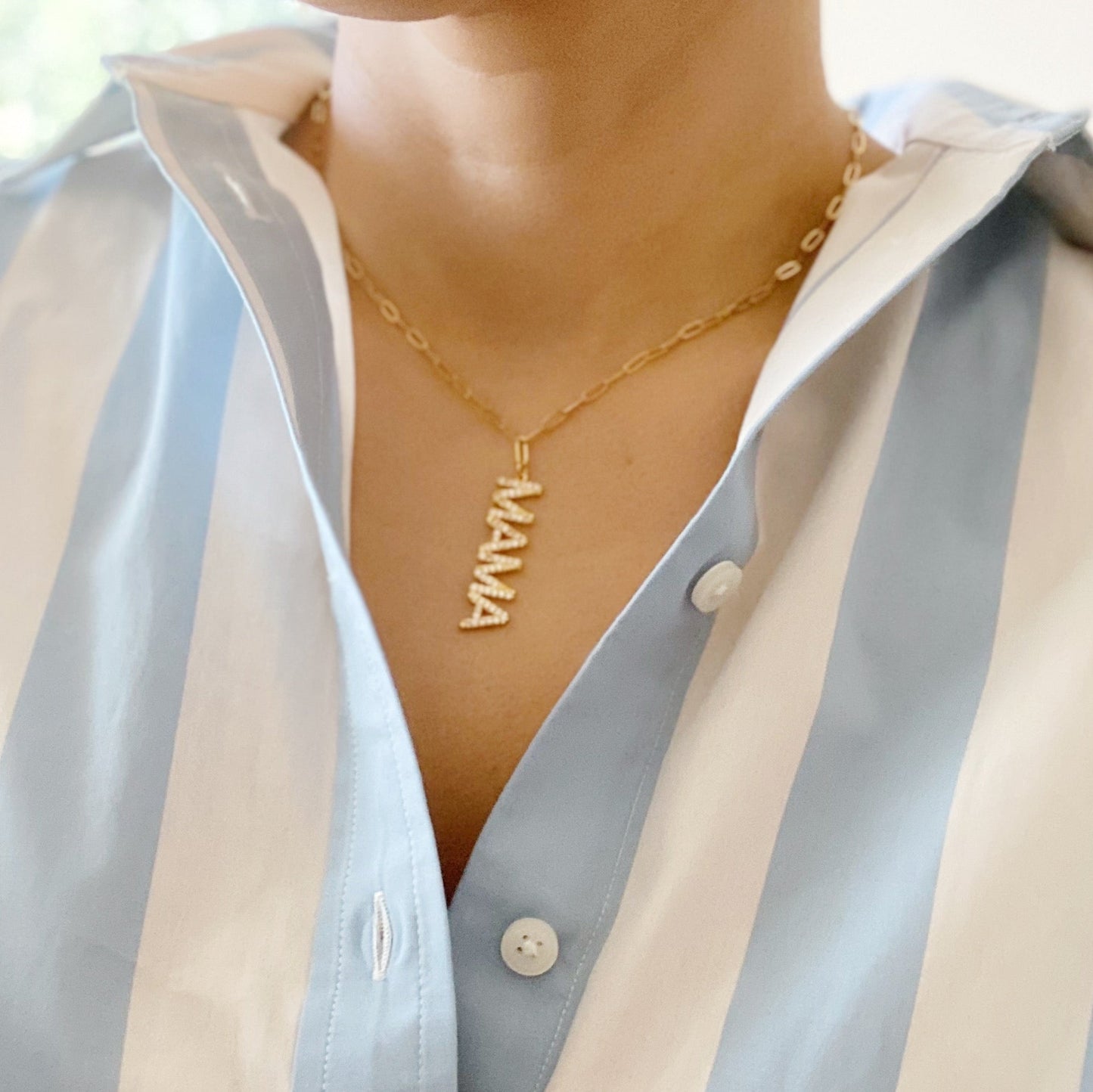 Mama Drop Pendant Necklace by Ellisonyoung.com