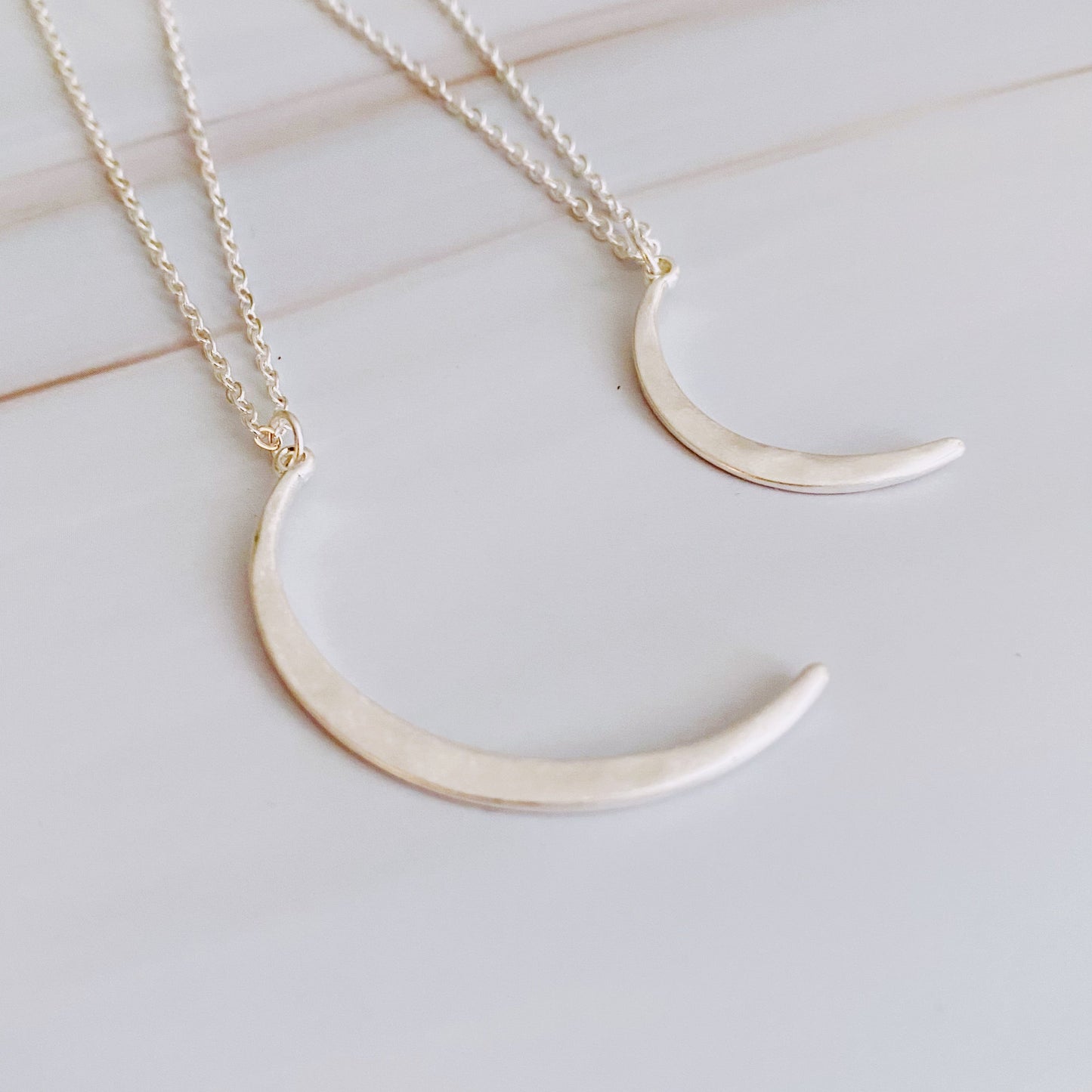 Crescent Duo Necklace Set Of 2 by Ellisonyoung.com