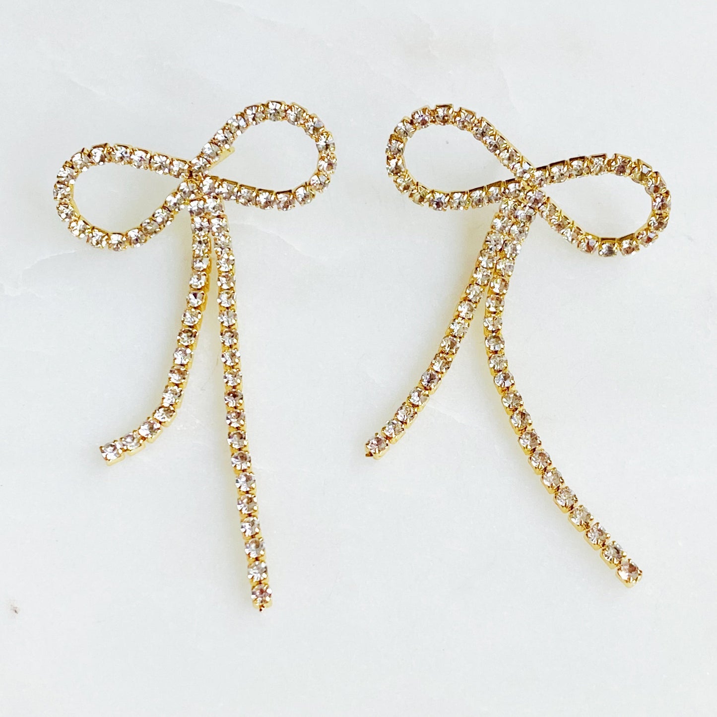 Adorable Shine Bow Earrings by Ellisonyoung.com