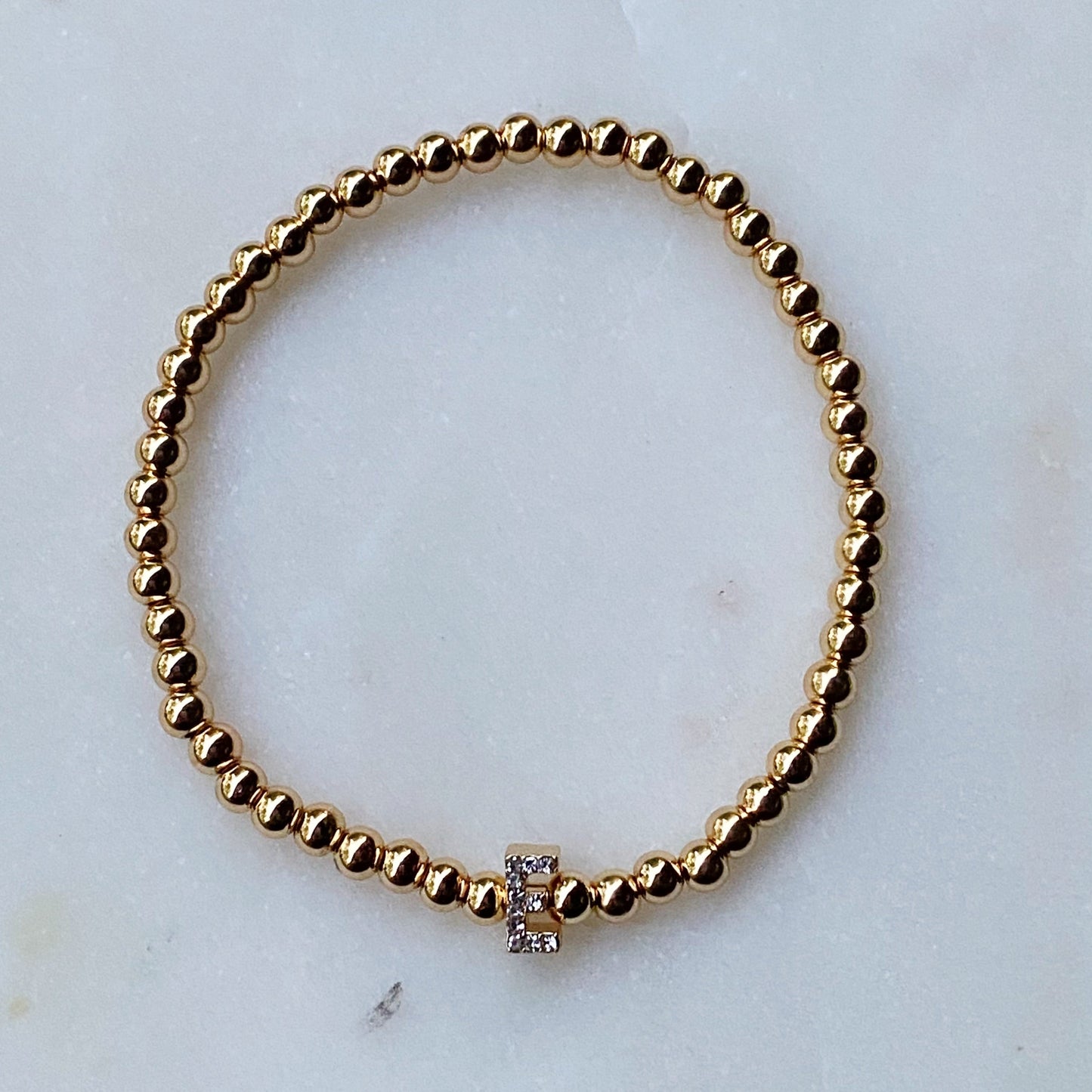 Darcy Initial Bracelet by Ellisonyoung.com
