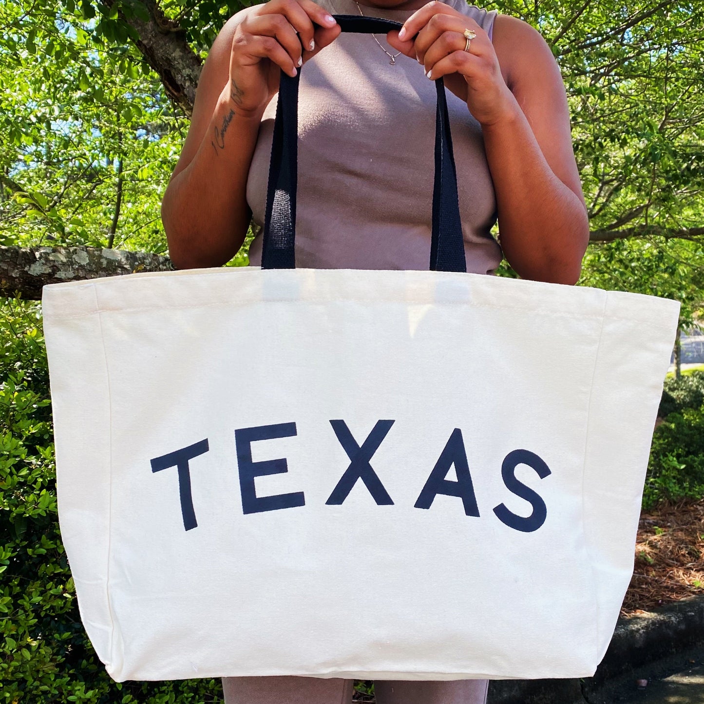 The State On My Mind Canvas Tote by Ellisonyoung.com