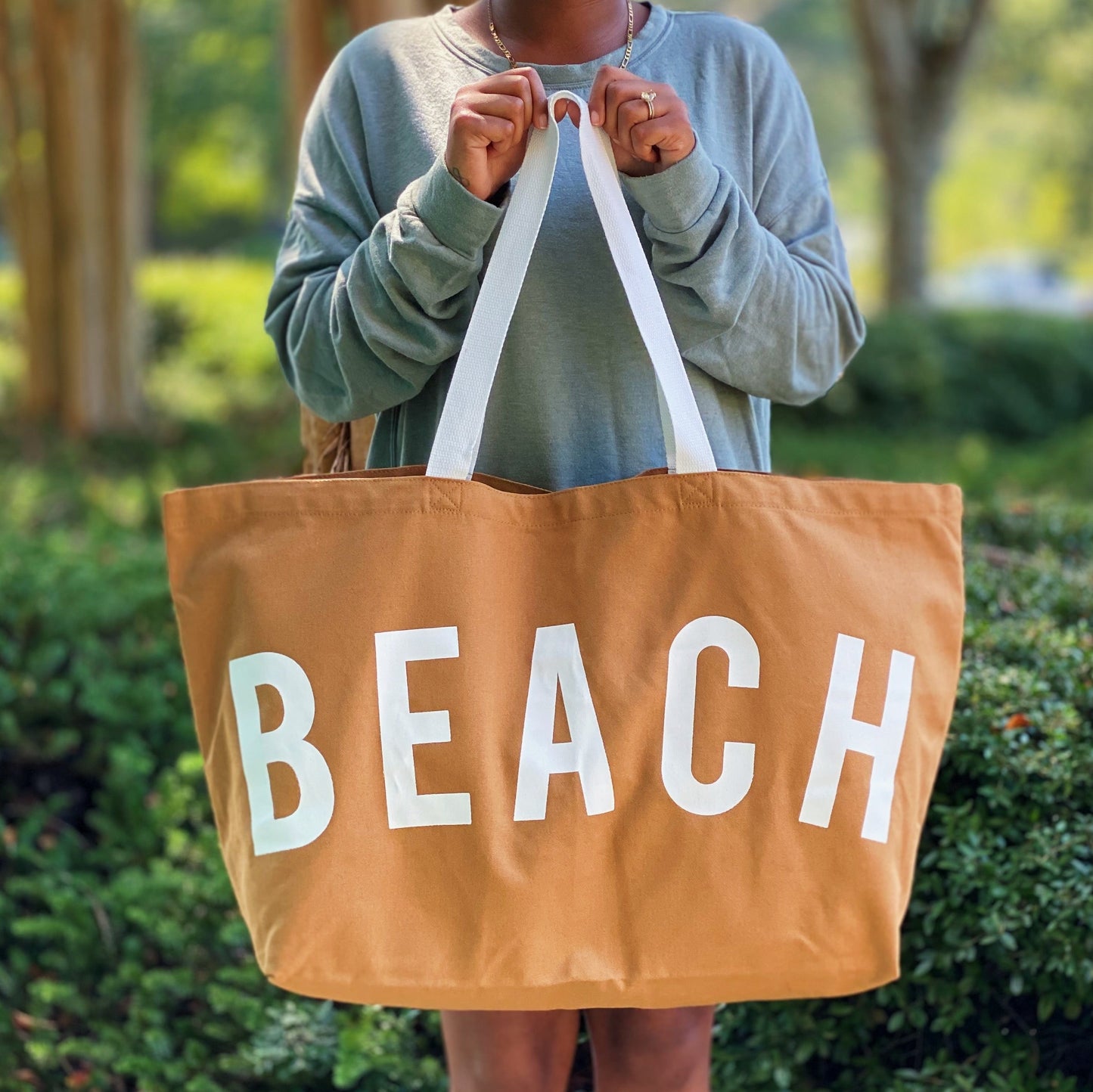Let’s Do Beach Canvas Tote by Ellisonyoung.com