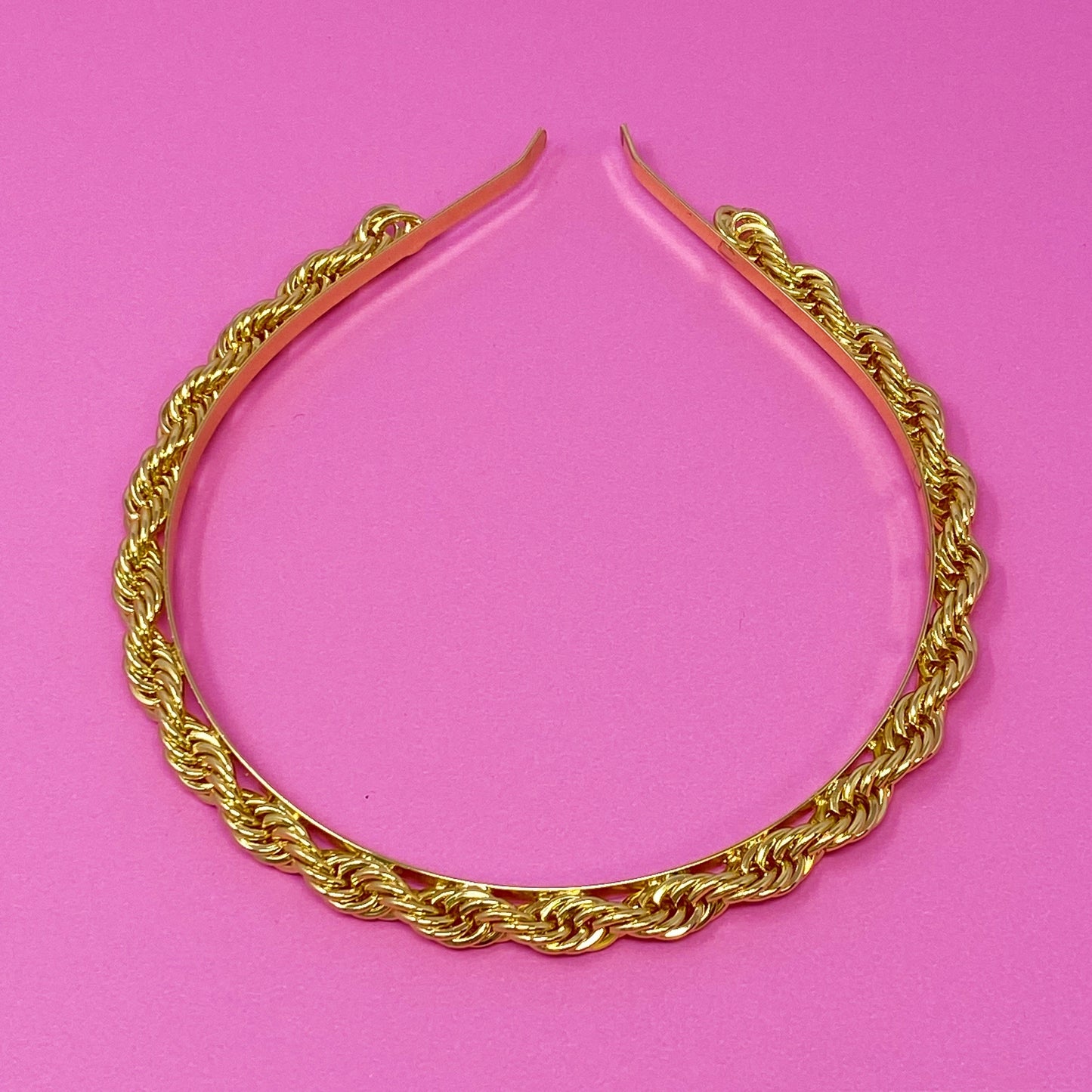 Twist & Shout Chain Headband by Ellisonyoung.com