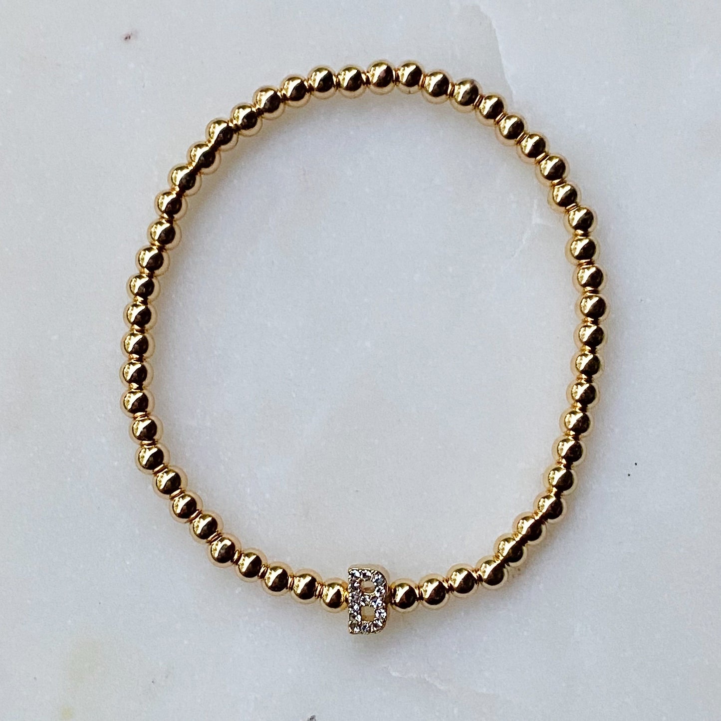 Darcy Initial Bracelet by Ellisonyoung.com