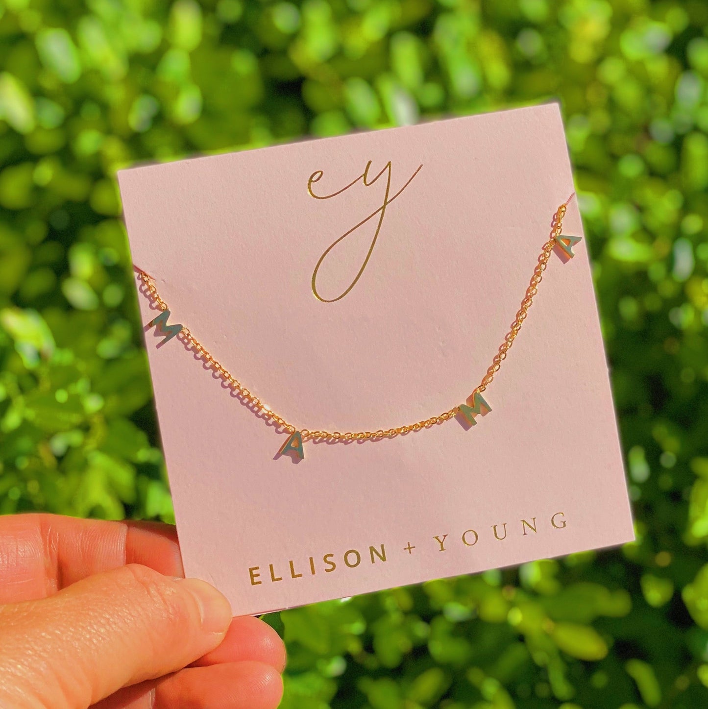 Golden Mama Necklace by Ellisonyoung.com