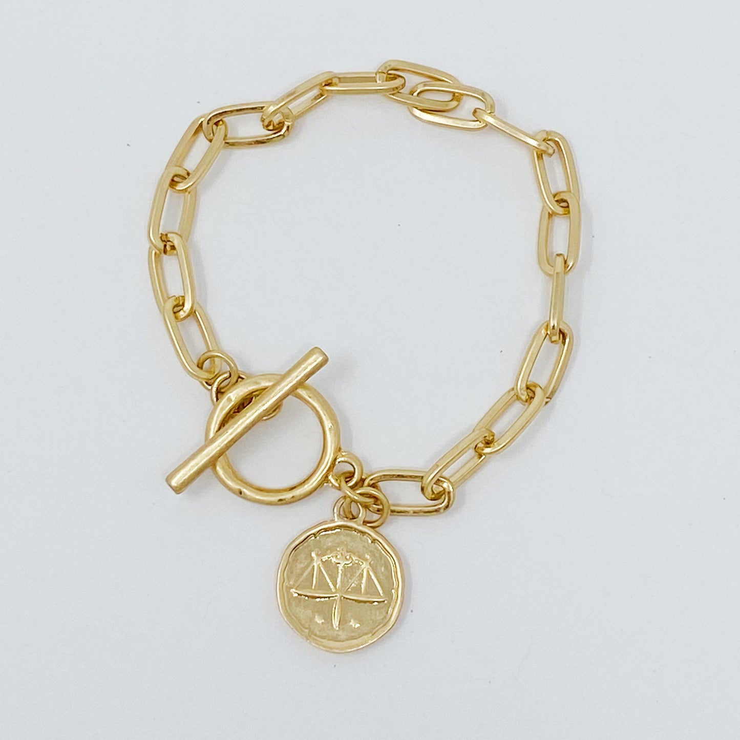 Zodiac Charm Chain Bracelet by Ellisonyoung.com
